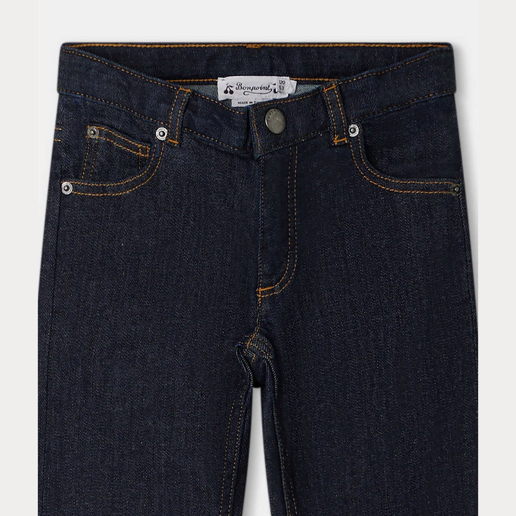 Boys Navy Denim Trousers