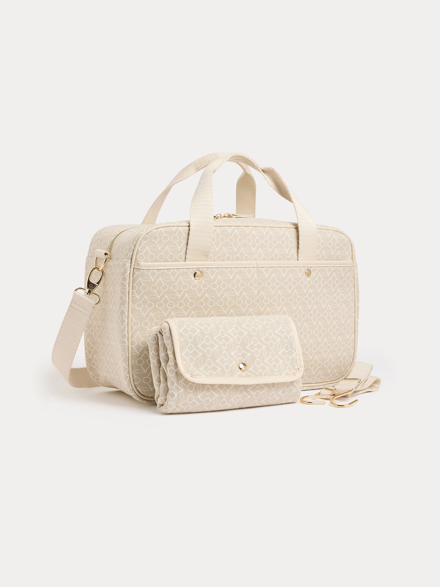 Beige Hand Bag(15x42x17cm)