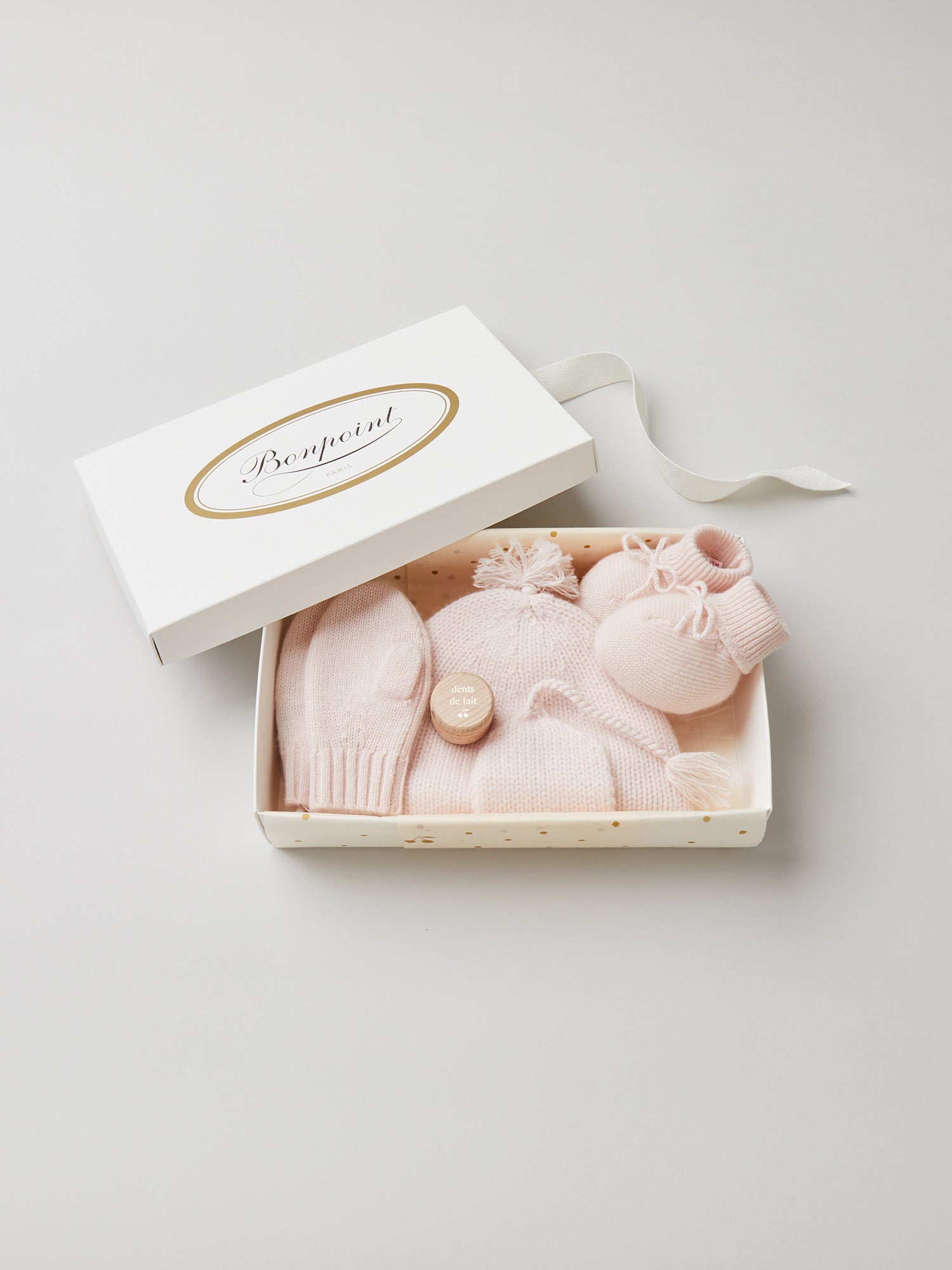 Baby Girls Pink Cashmere Set