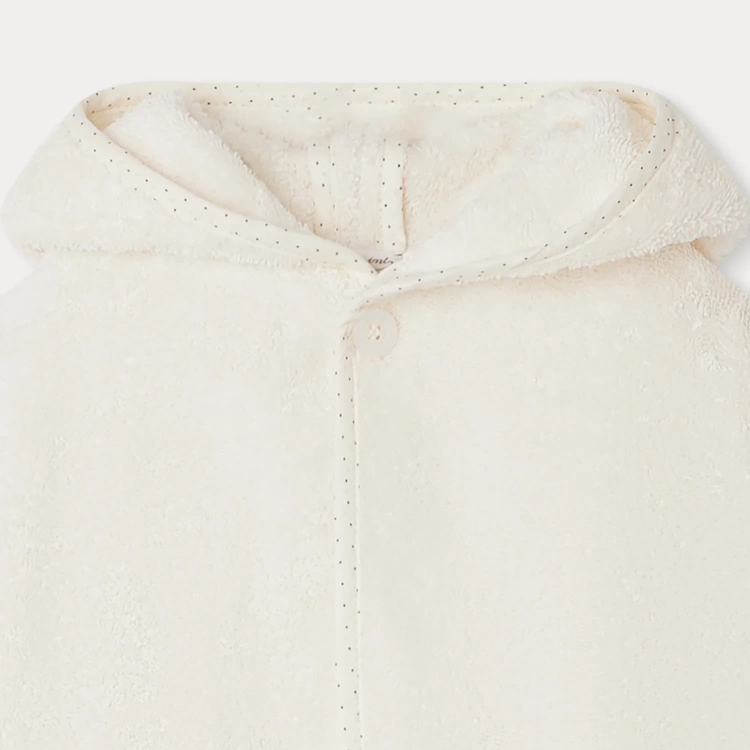 Baby Boys & Girls White Hooded Bathrobe
