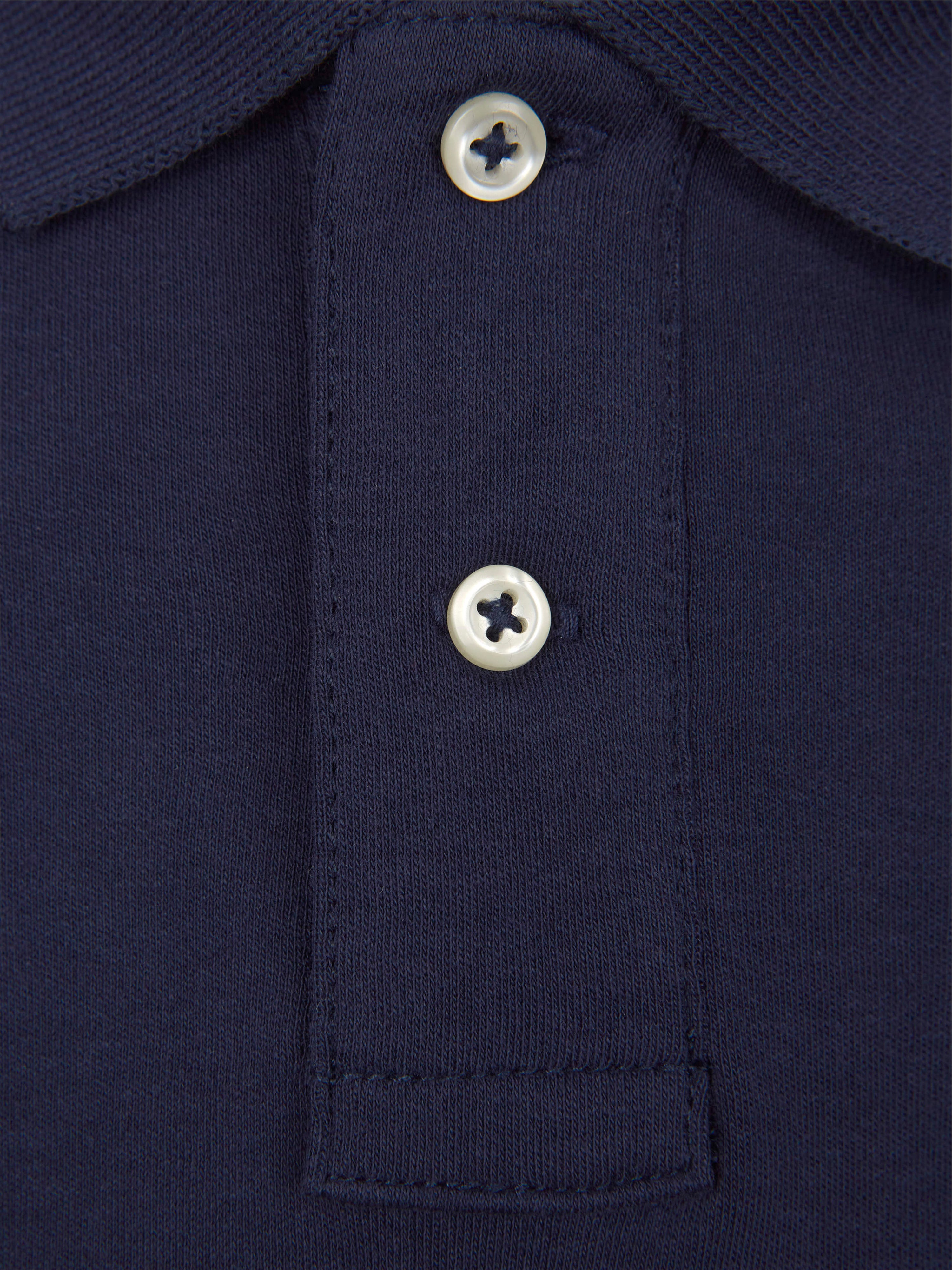 Baby Boys Logo Polo Shirt in Navy