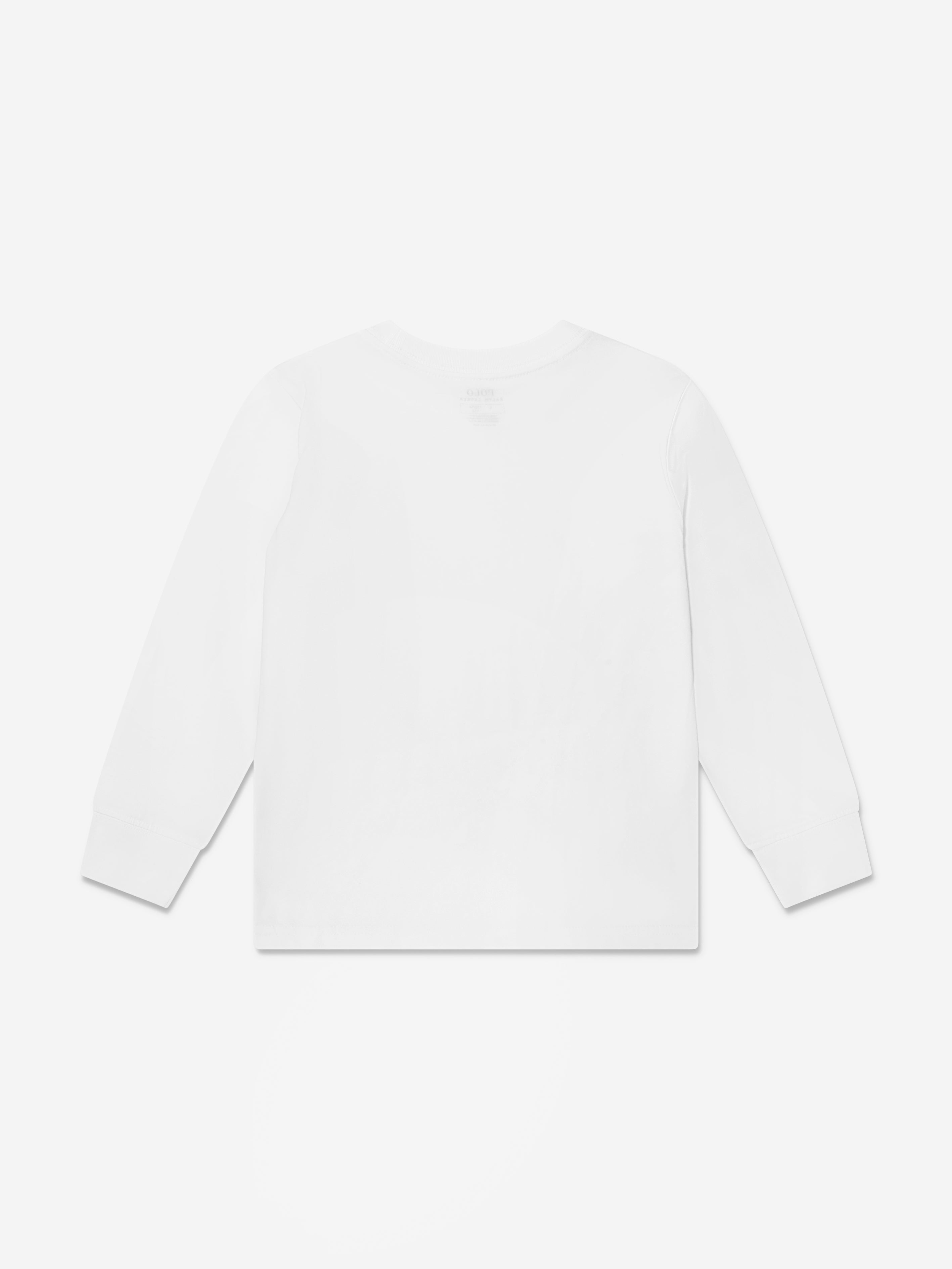 Boys Long Sleeve T-Shirt in White