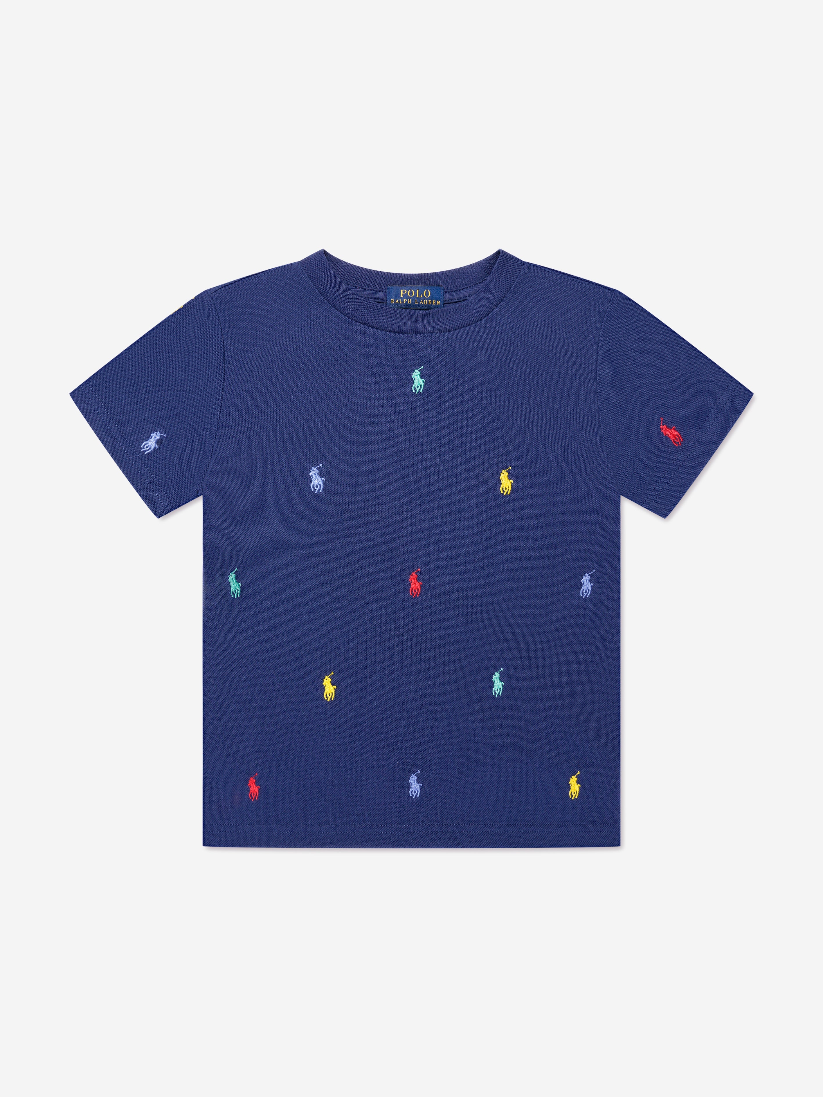 Boys Logo T-Shirt in in Navy