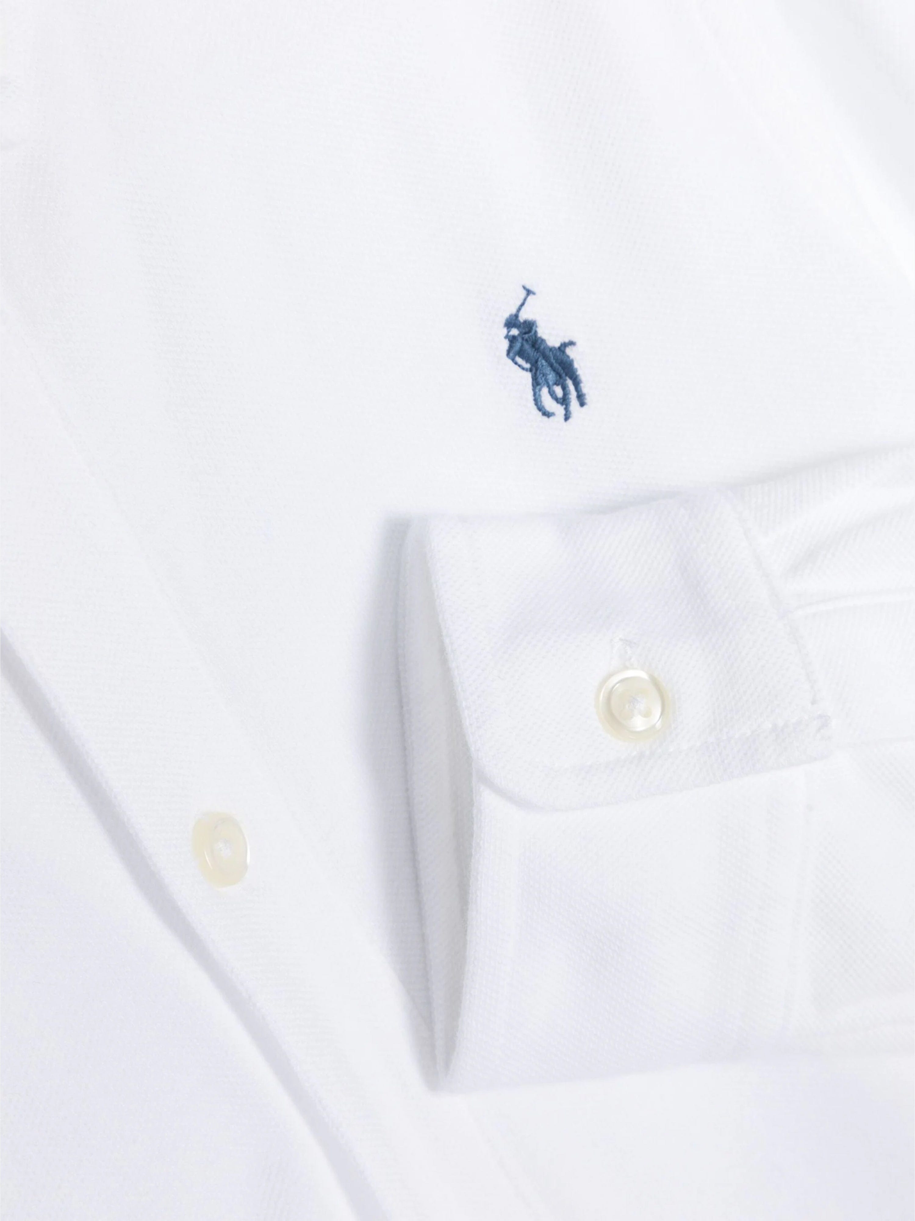 Ralph Lauren Boys Logo Shirt in White