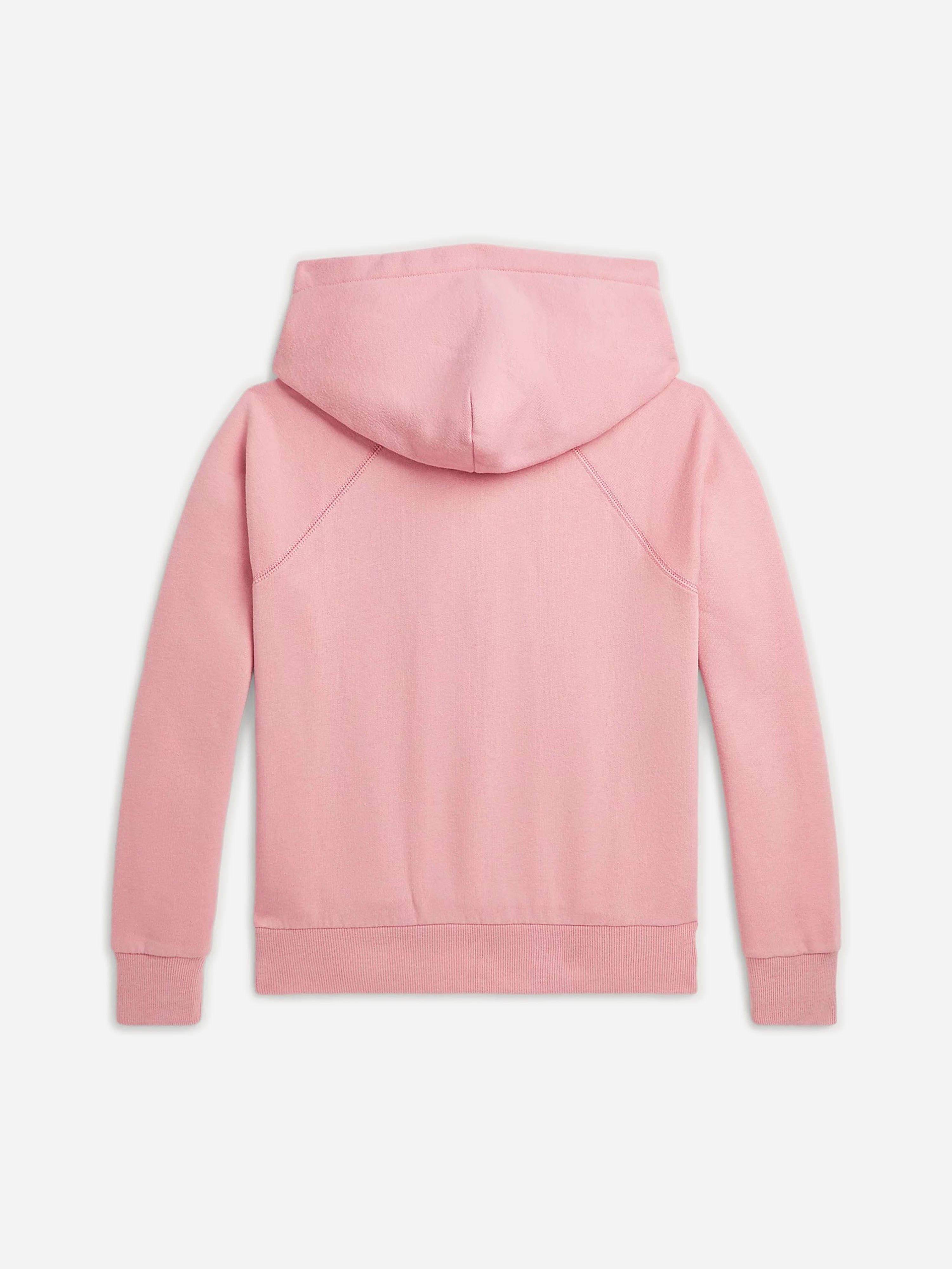 Ralph Lauren Girls Logo Hoodie in Pink