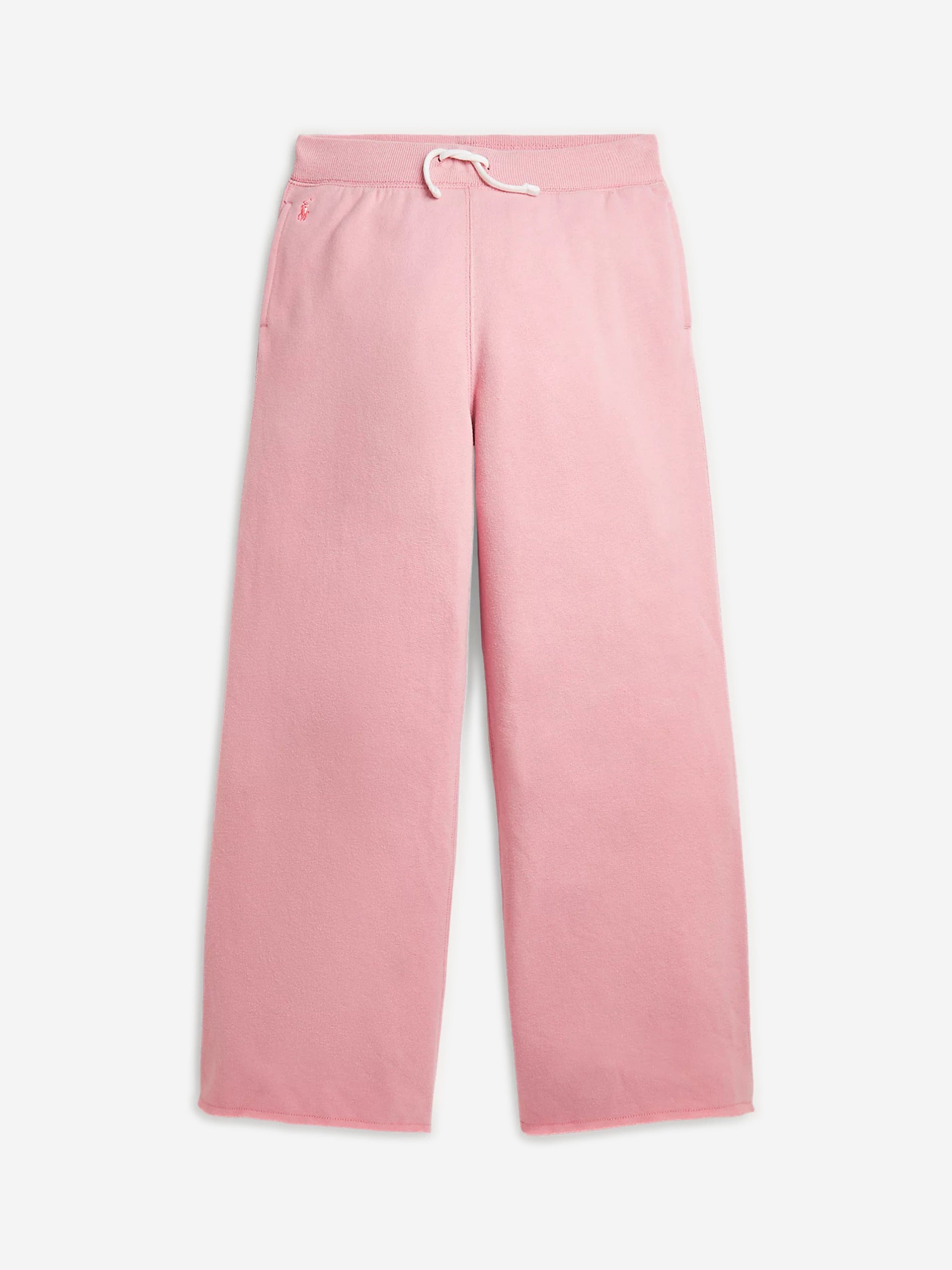 Ralph Lauren Girls Logo Joggers in Pink