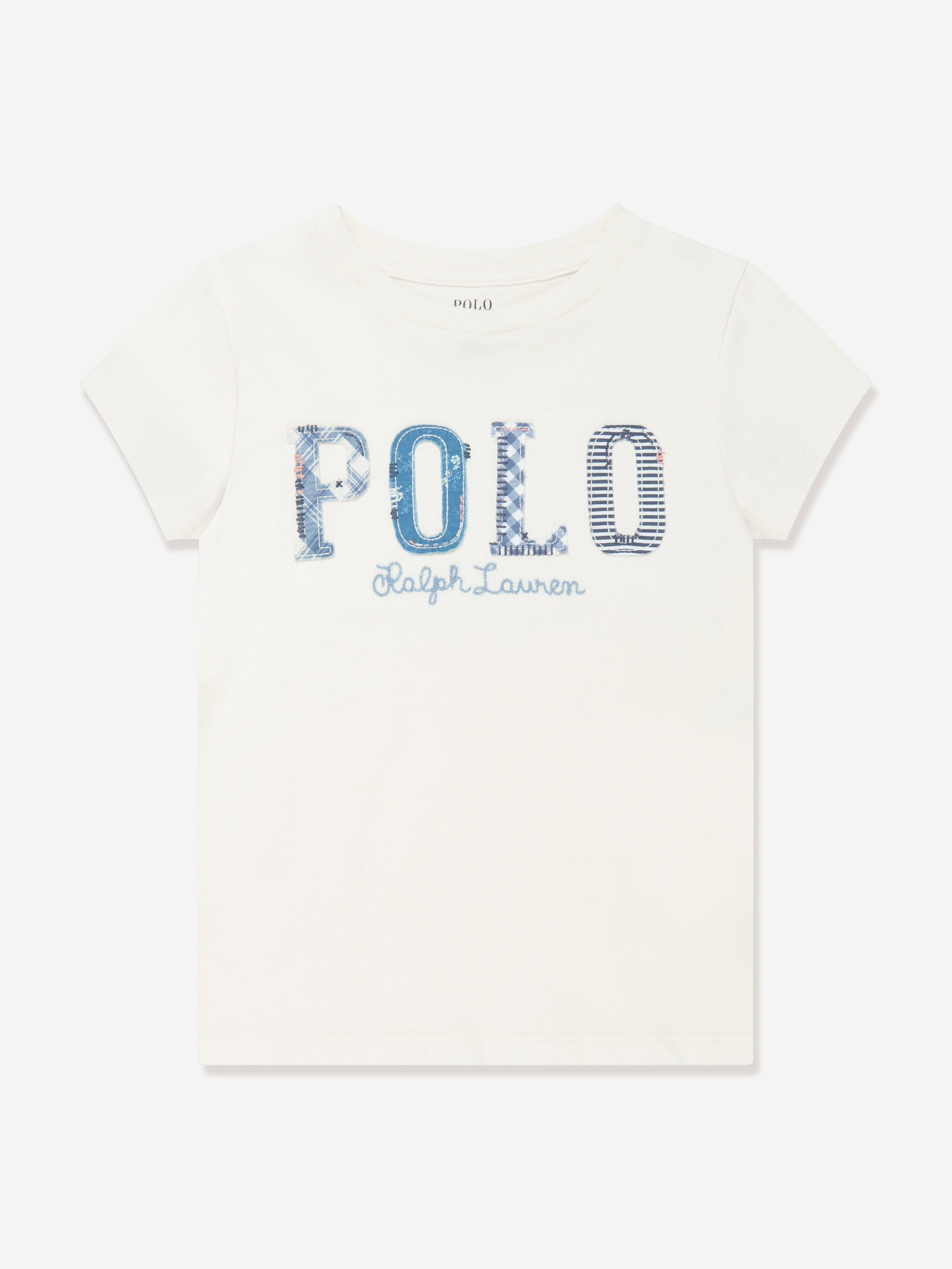 Ralph Lauren Girls Polo T-Shirt in White