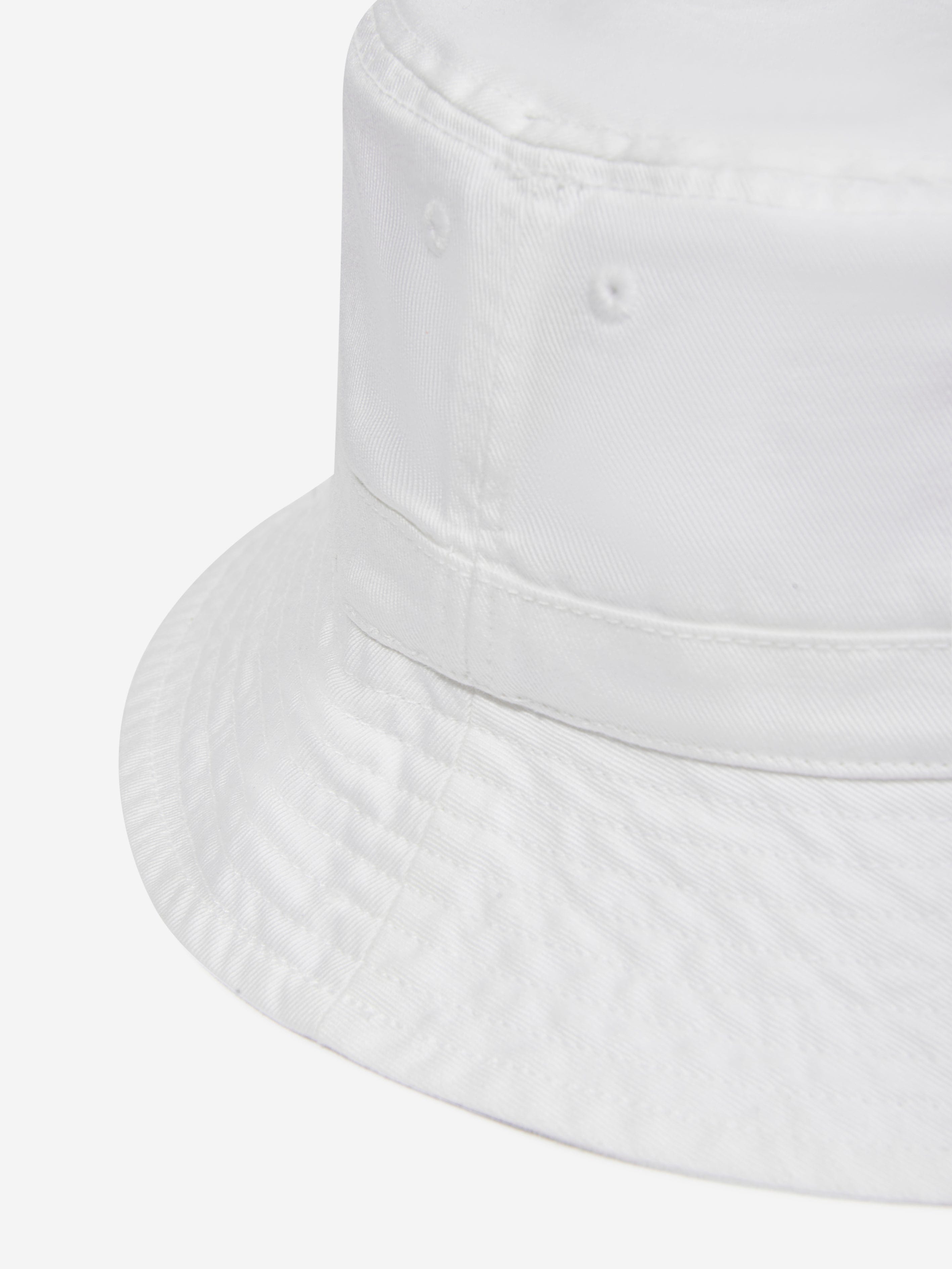 Ralph Lauren Boys Bear Bucket Hat in White