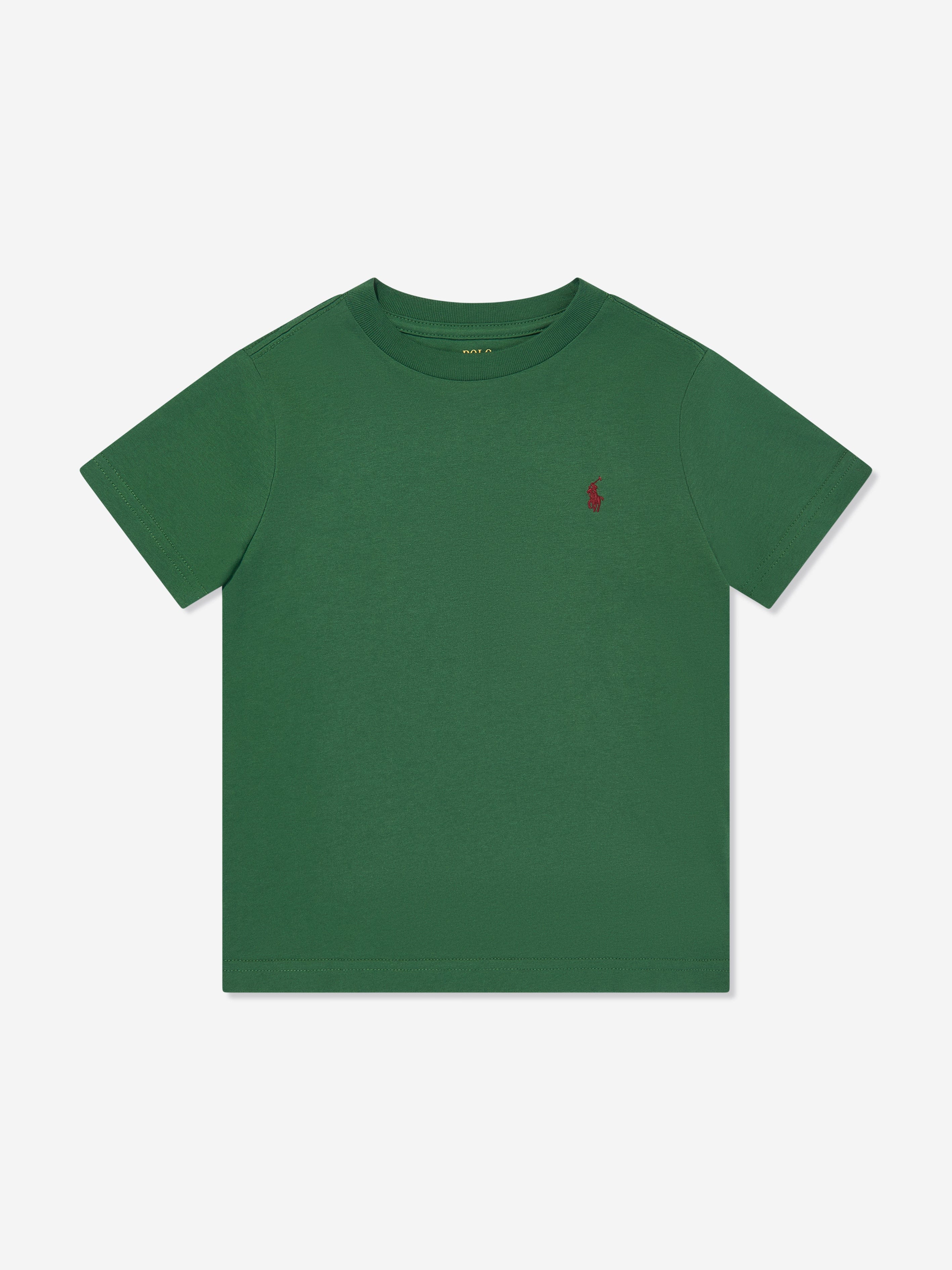 Boys Logo T-Shirt in Green