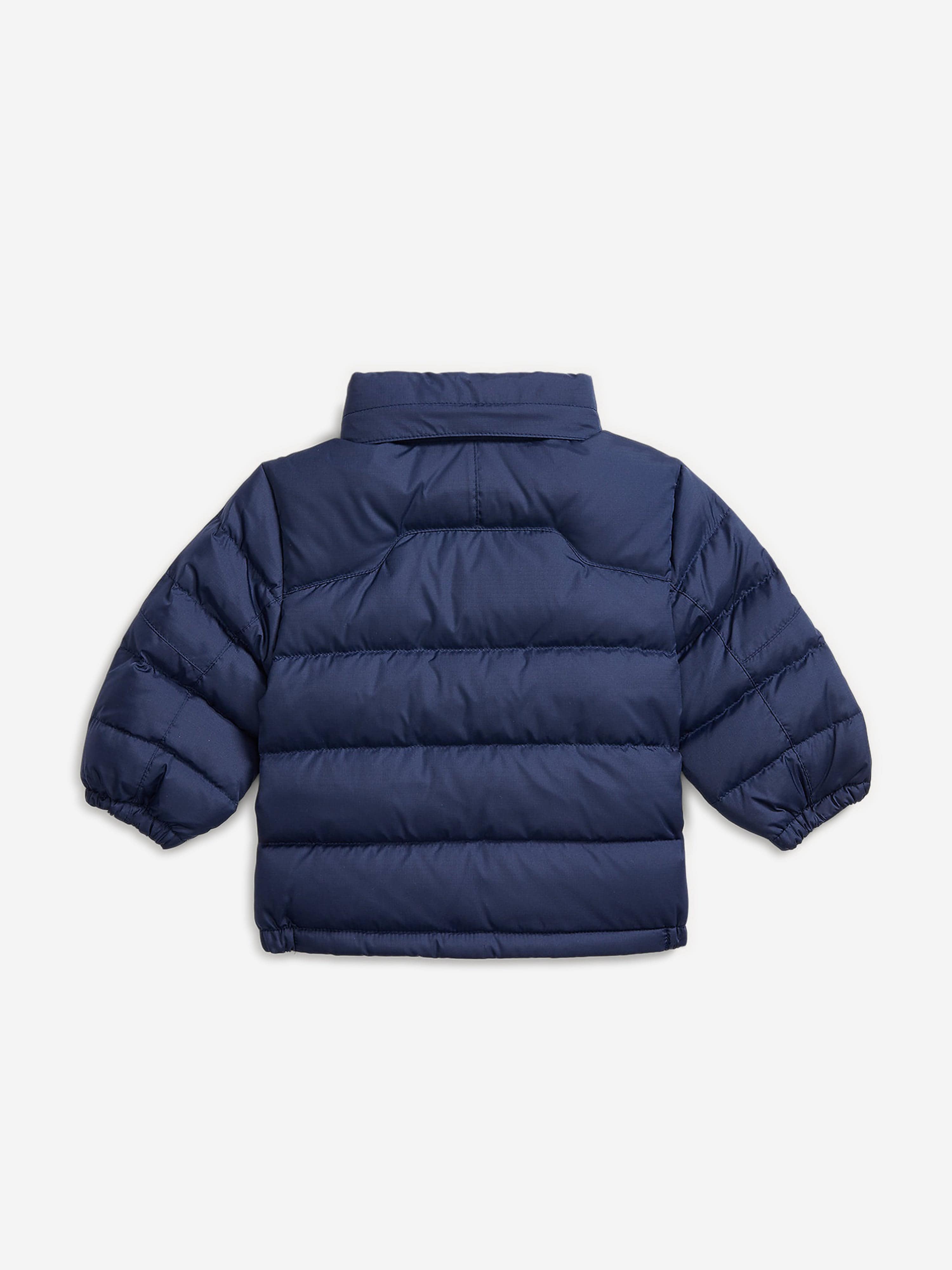 Baby Boys Puffer Jacket in Navy