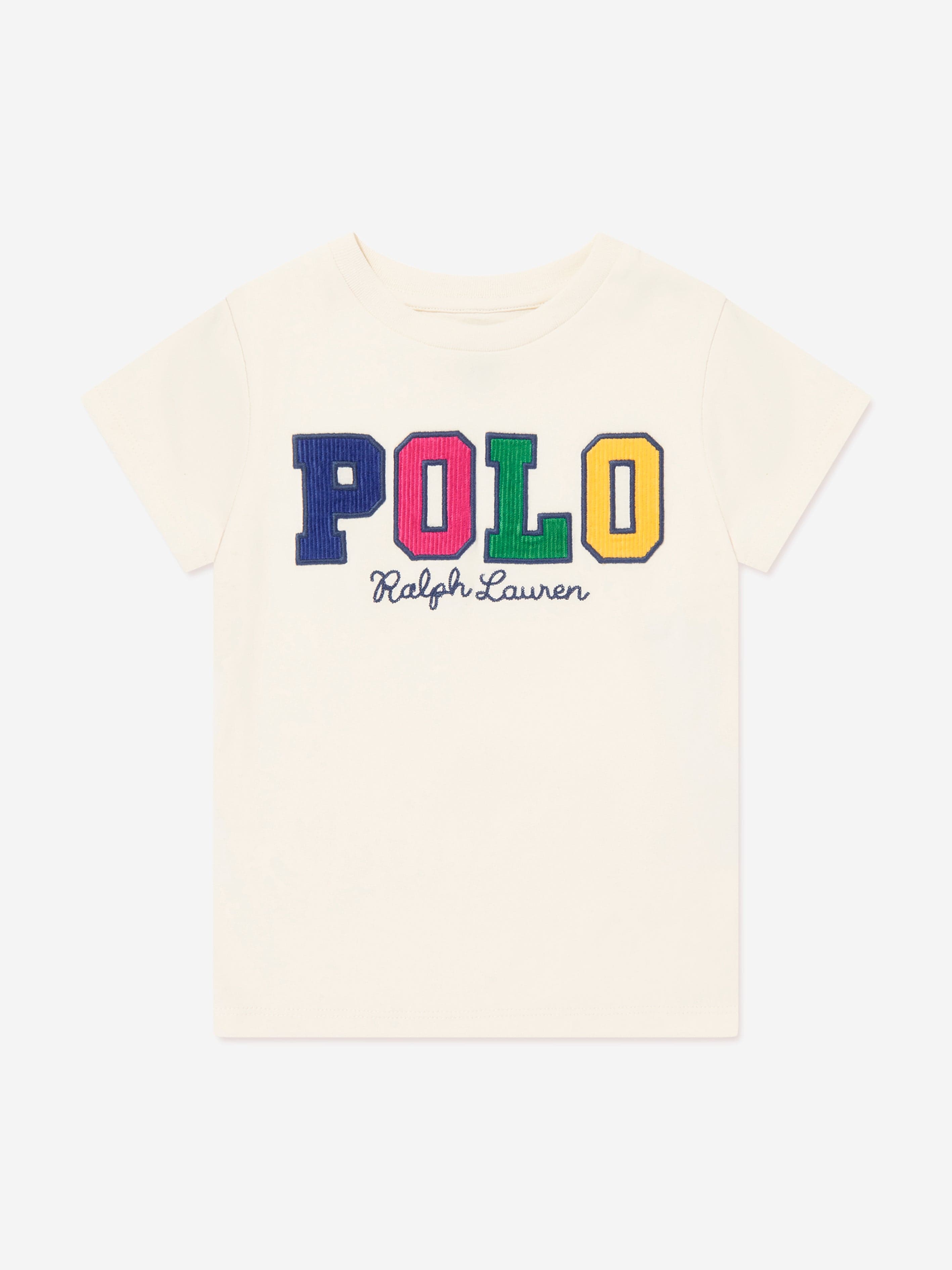 Ralph Lauren Girls Polo T-Shirt in White