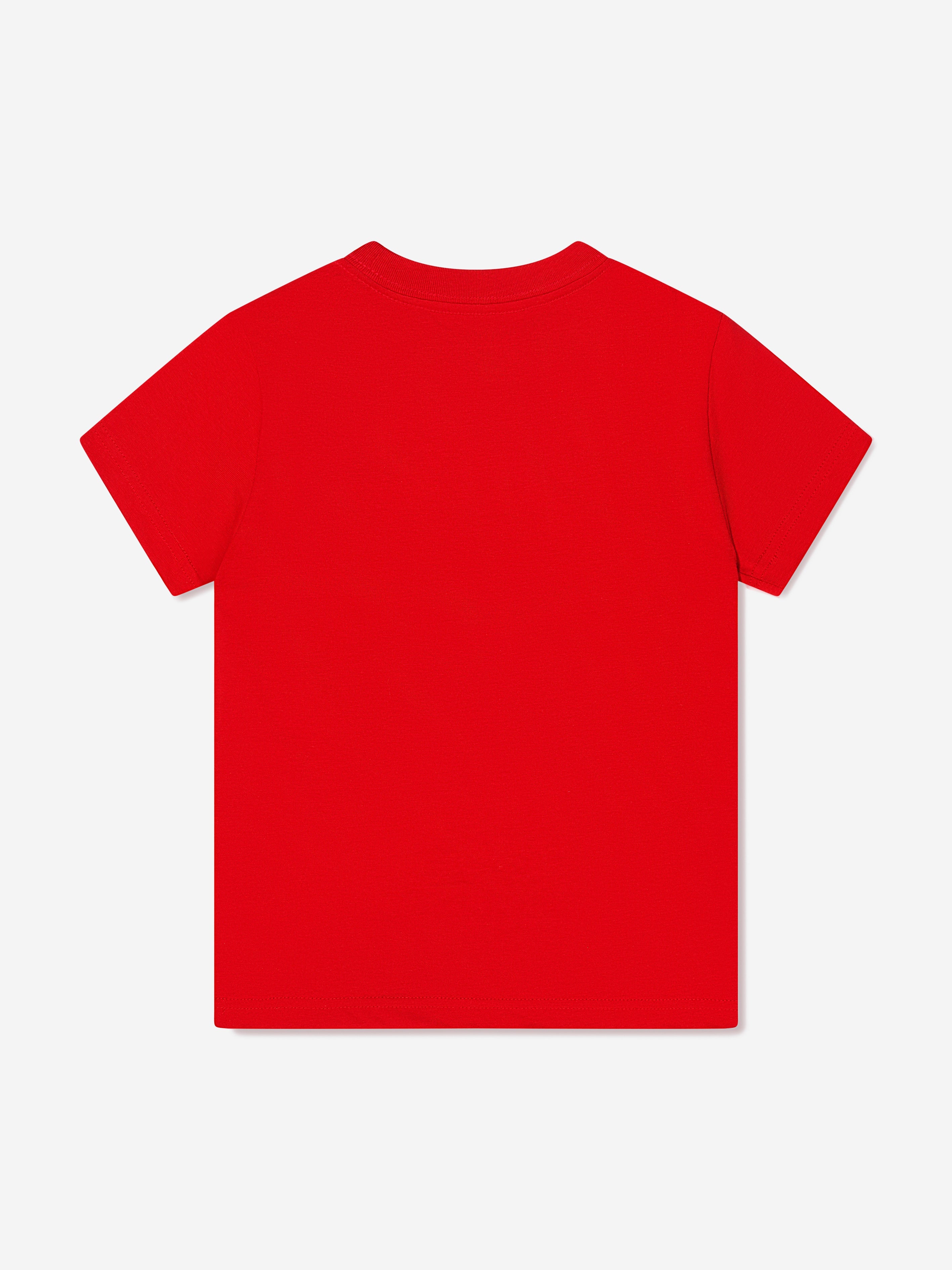 Boys Logo T-Shirt in Red