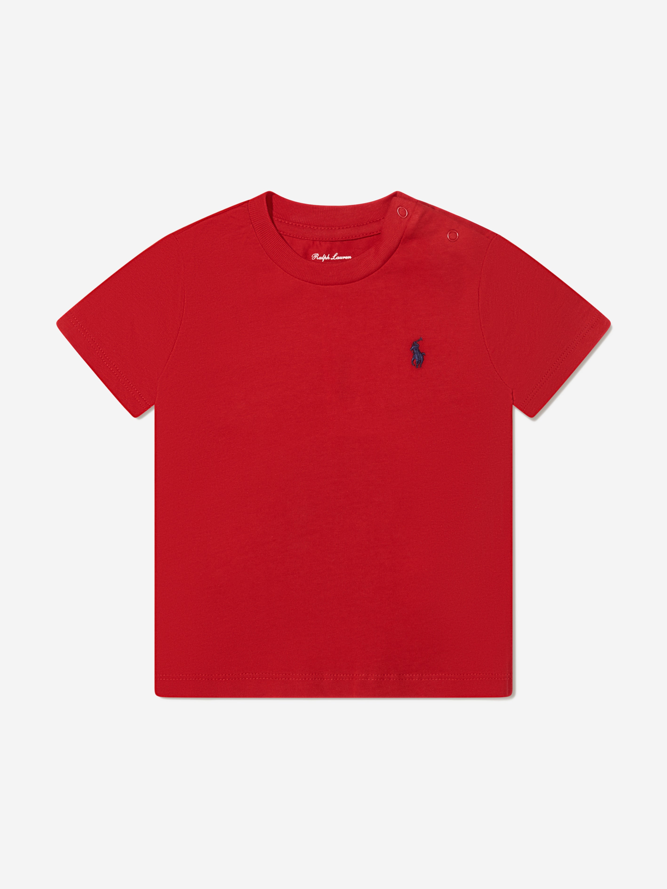 Baby Boys Jersey Logo T-Shirt in Red