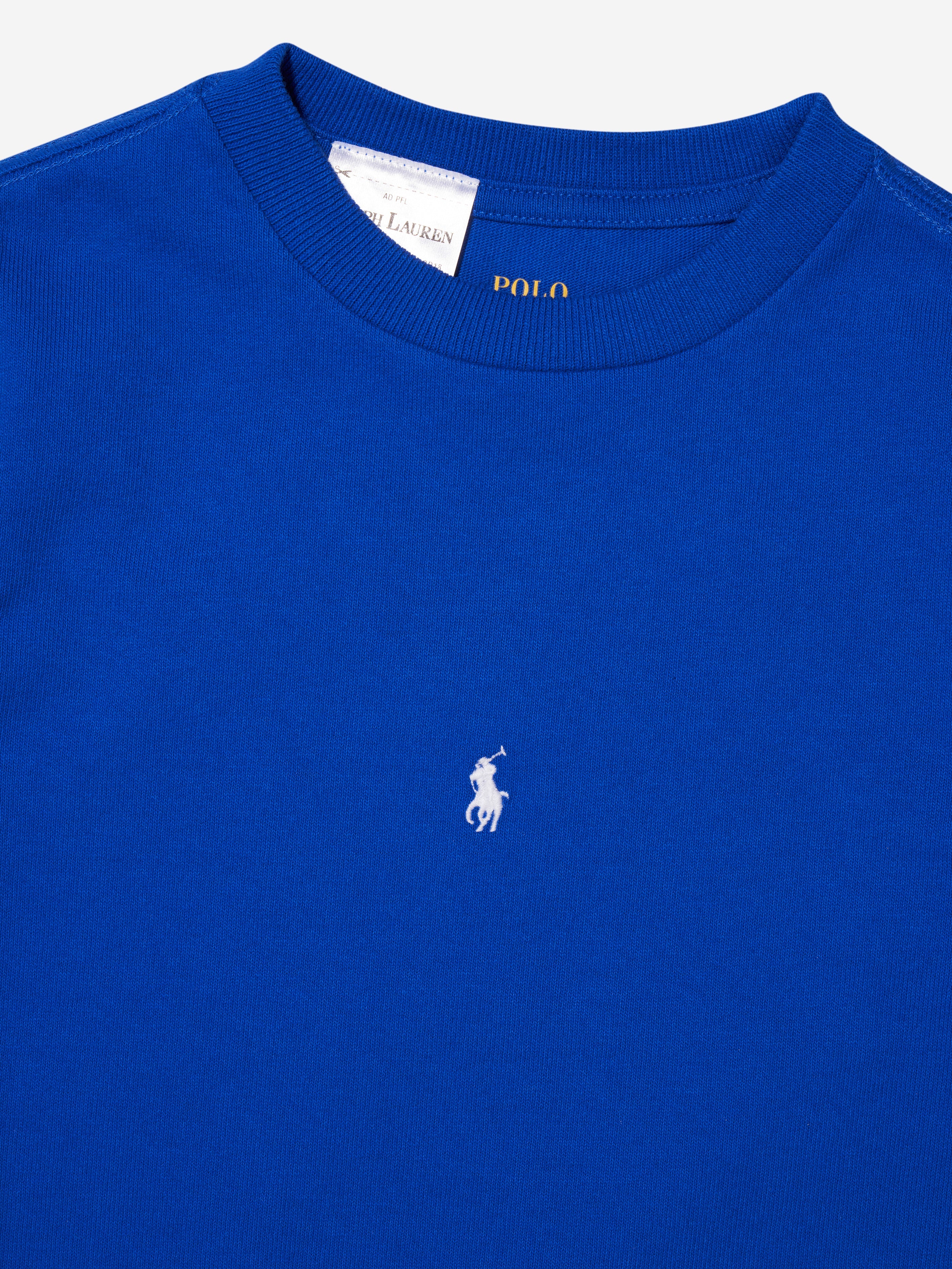 Boys Logo T-Shirt in Blue