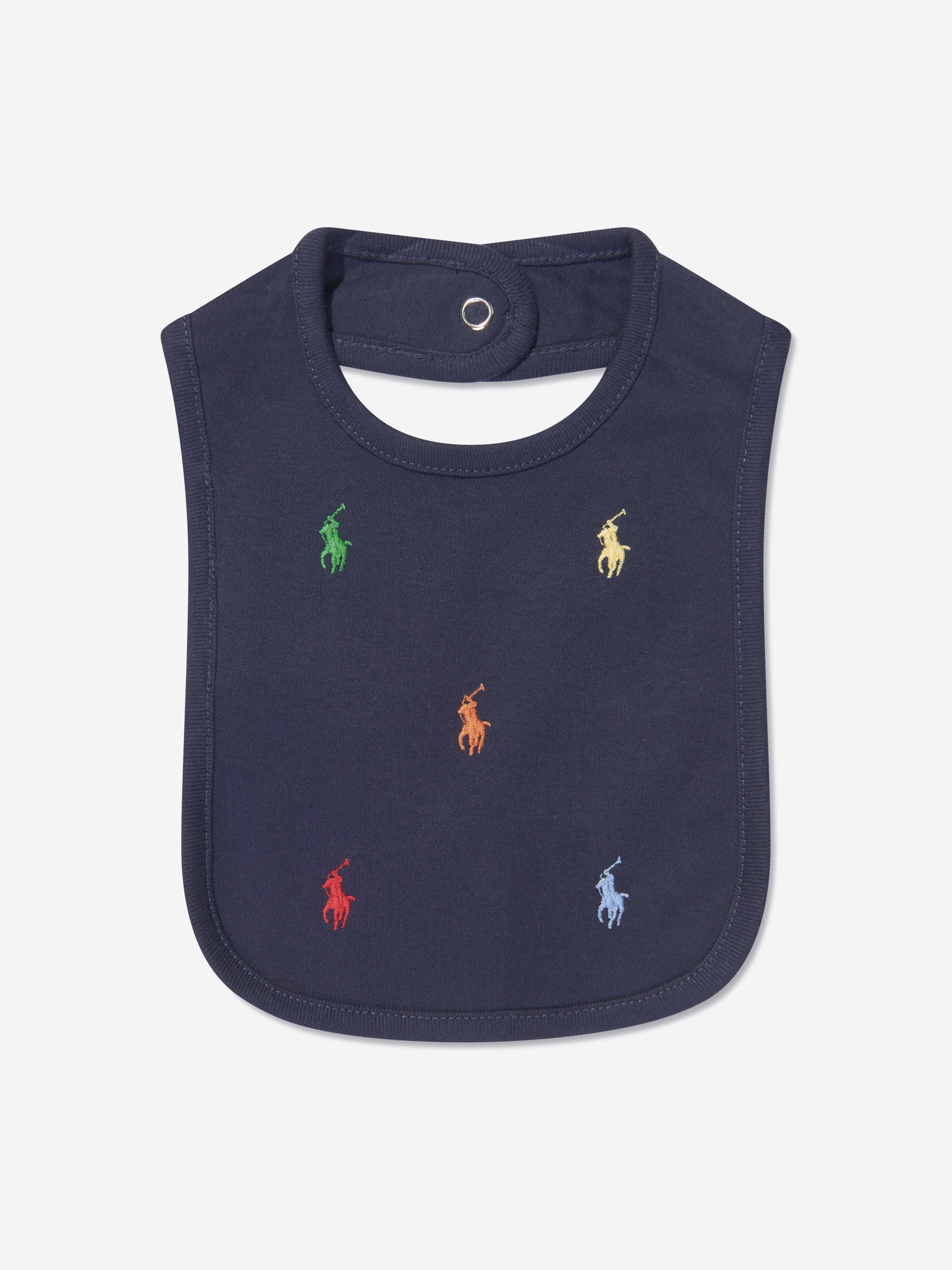 Baby Boys Logo Bib in Navy