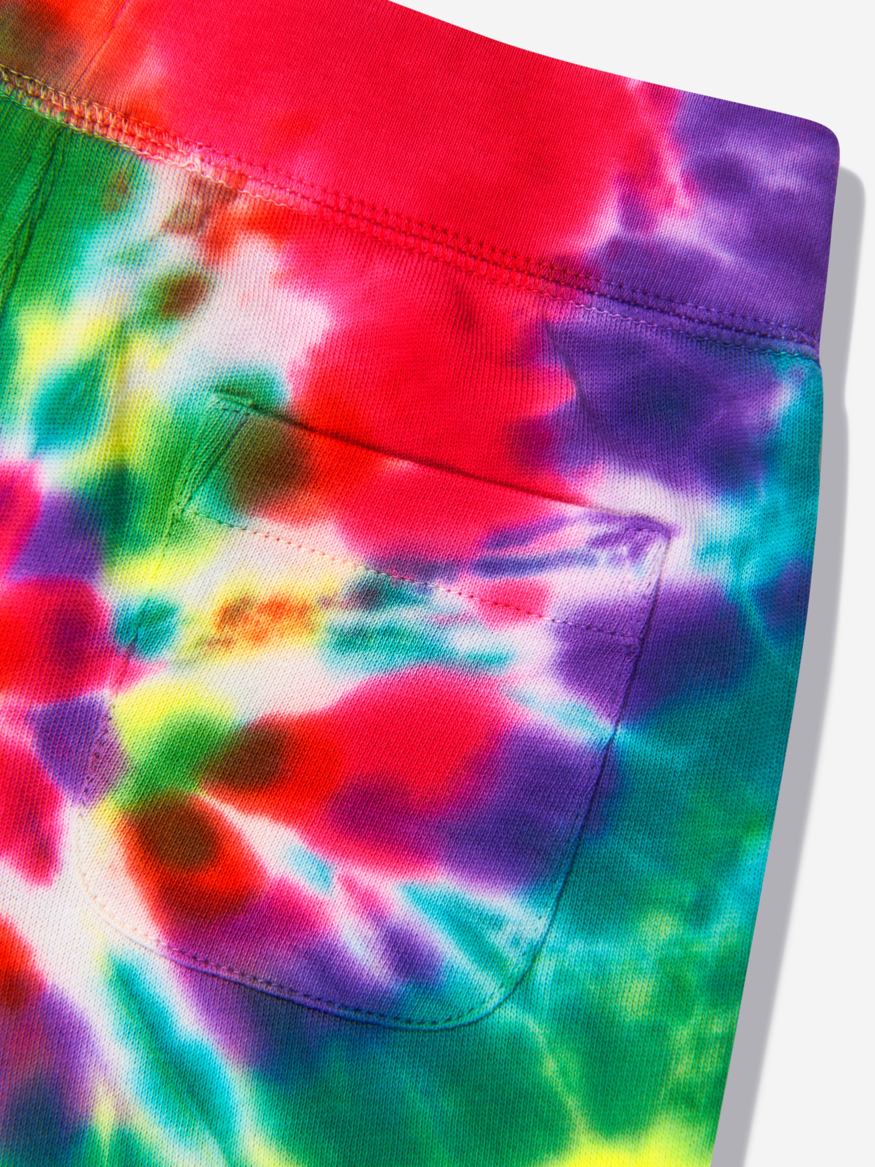 Boys Rainbow Tie Dye Shorts in Multicolour