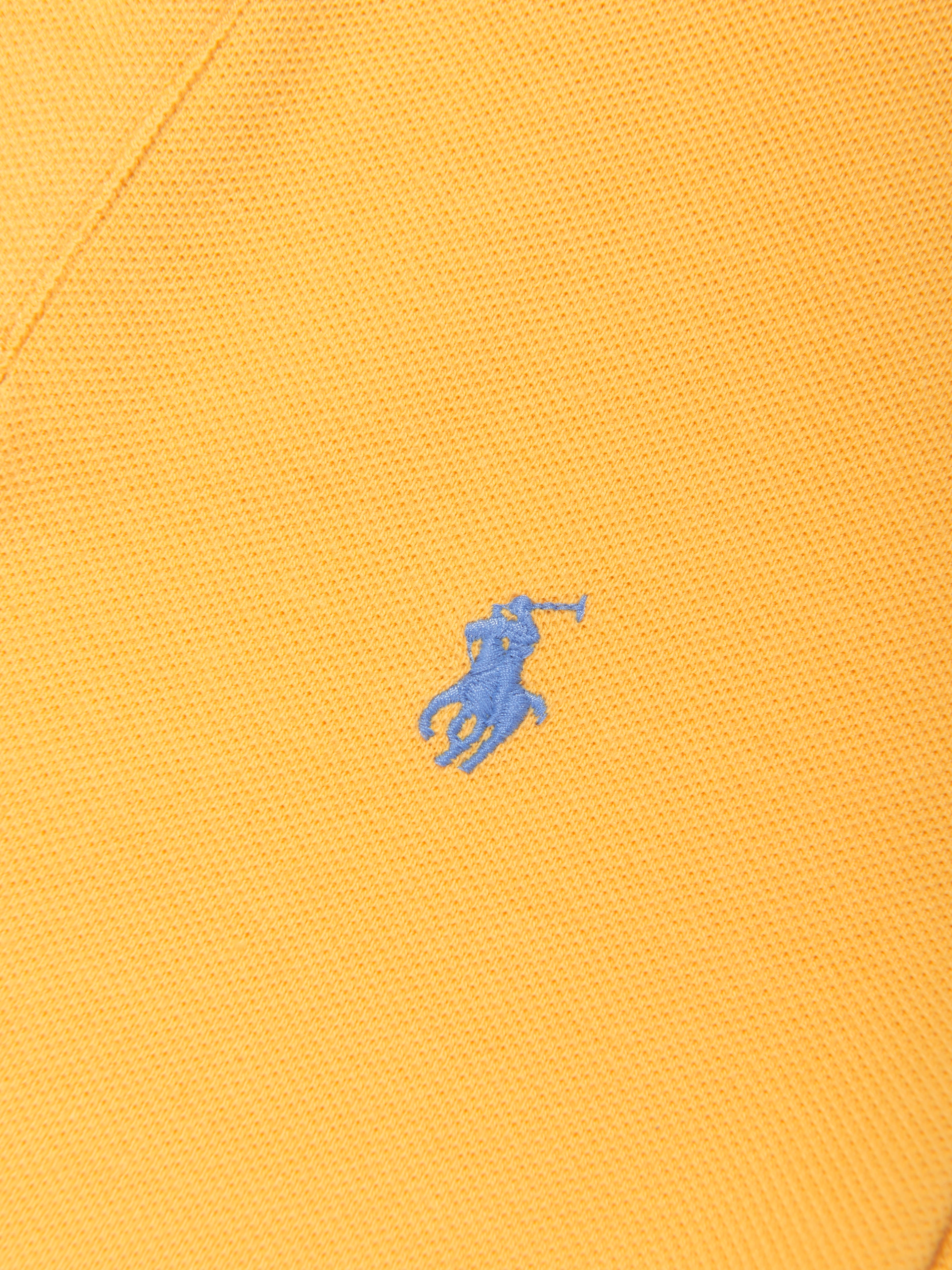 Boys Slim Fit Polo Shirt in Yellow