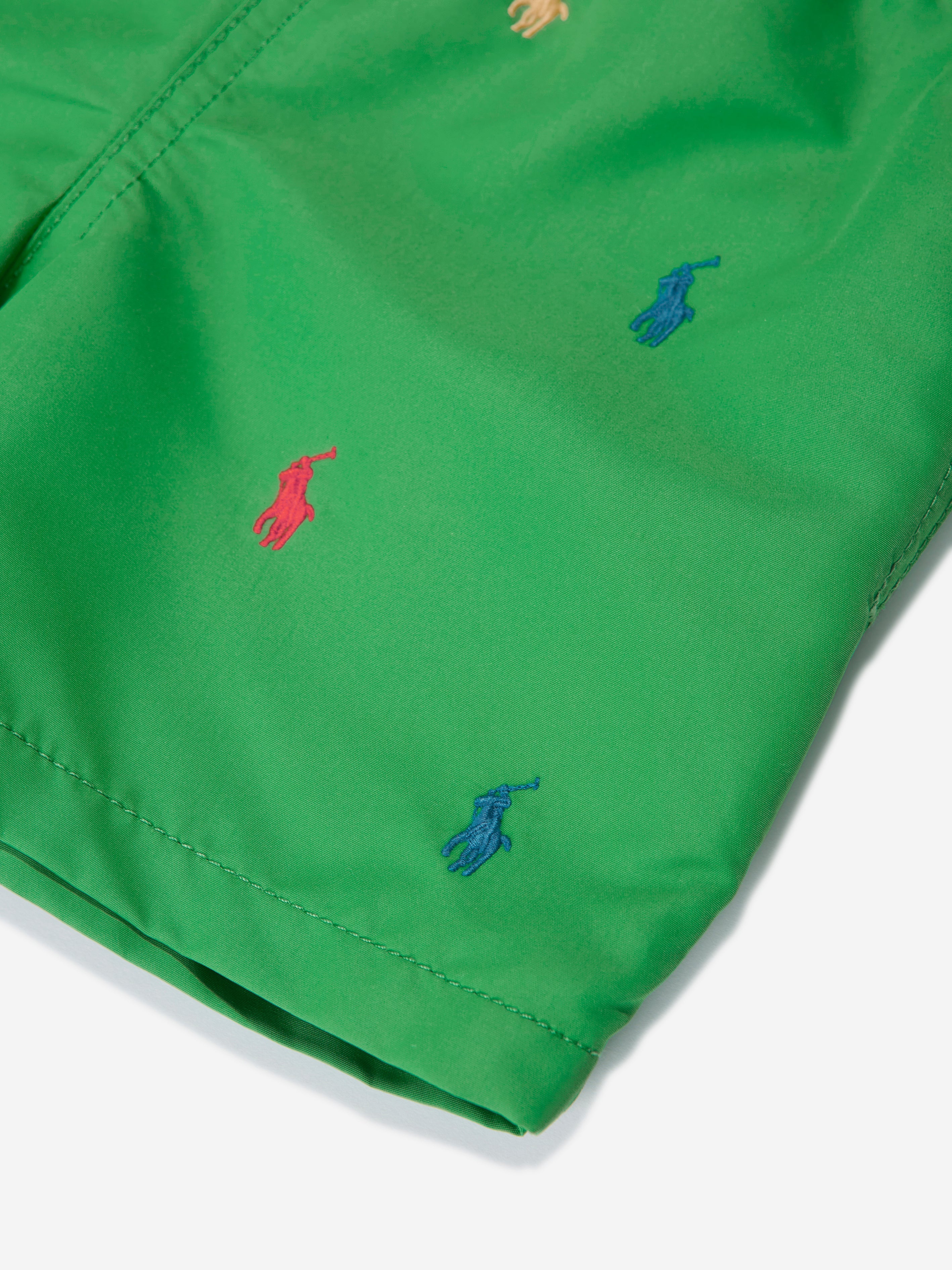 Boys Logo Swim Shorts in Green