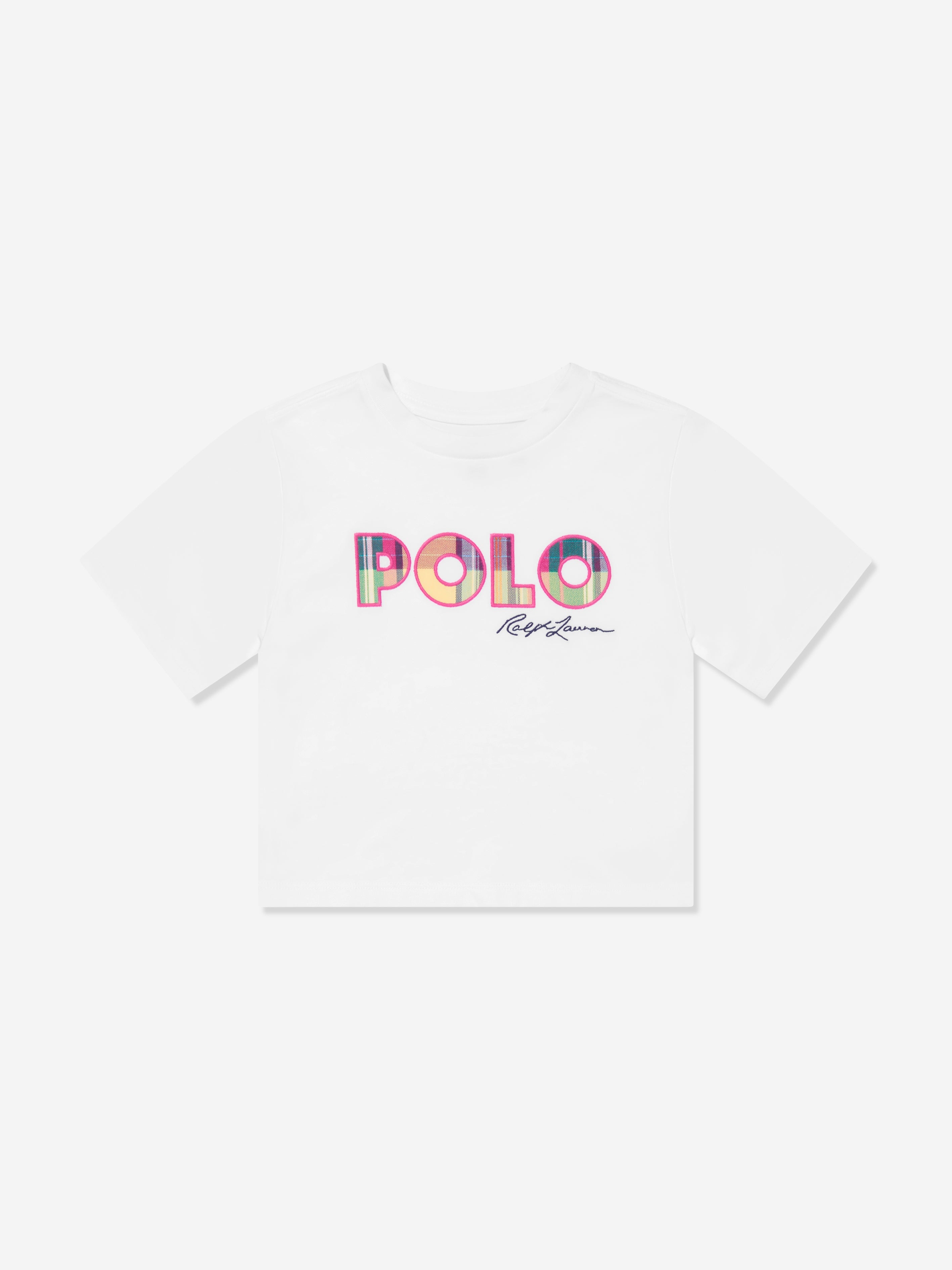 Girl Polo T-Shirt in White