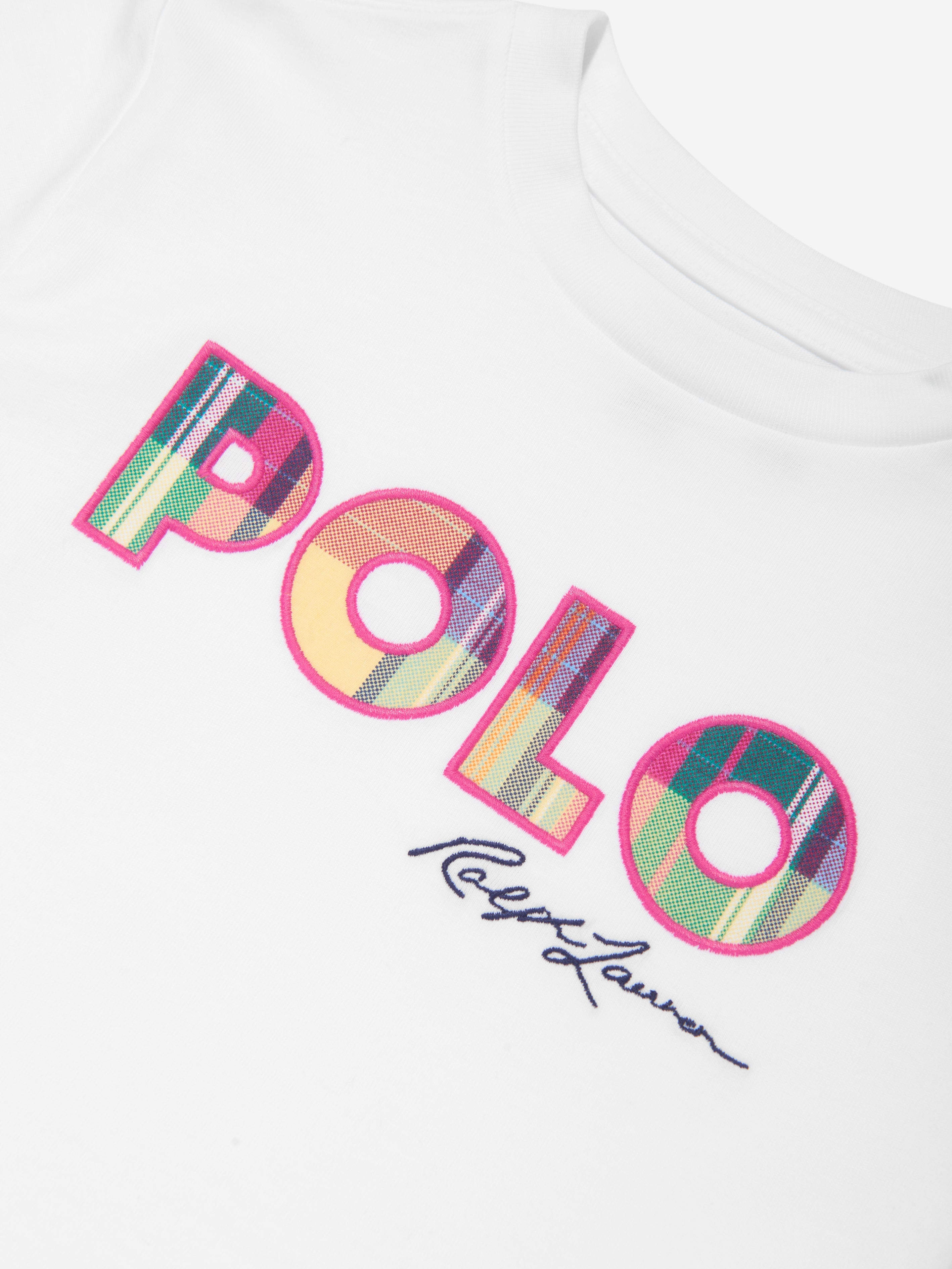 Girl Polo T-Shirt in White