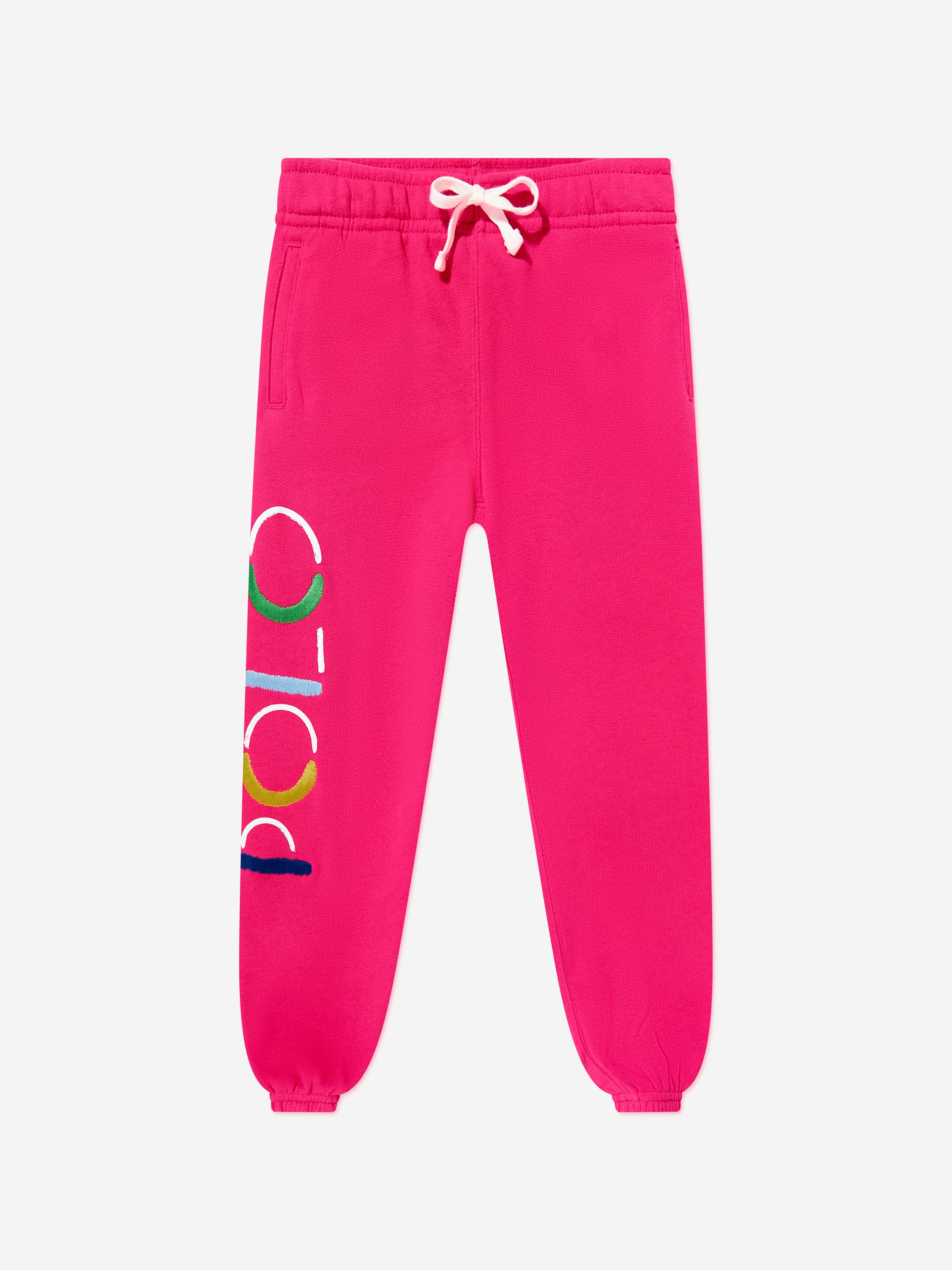 Girls Polo Joggers in Pink