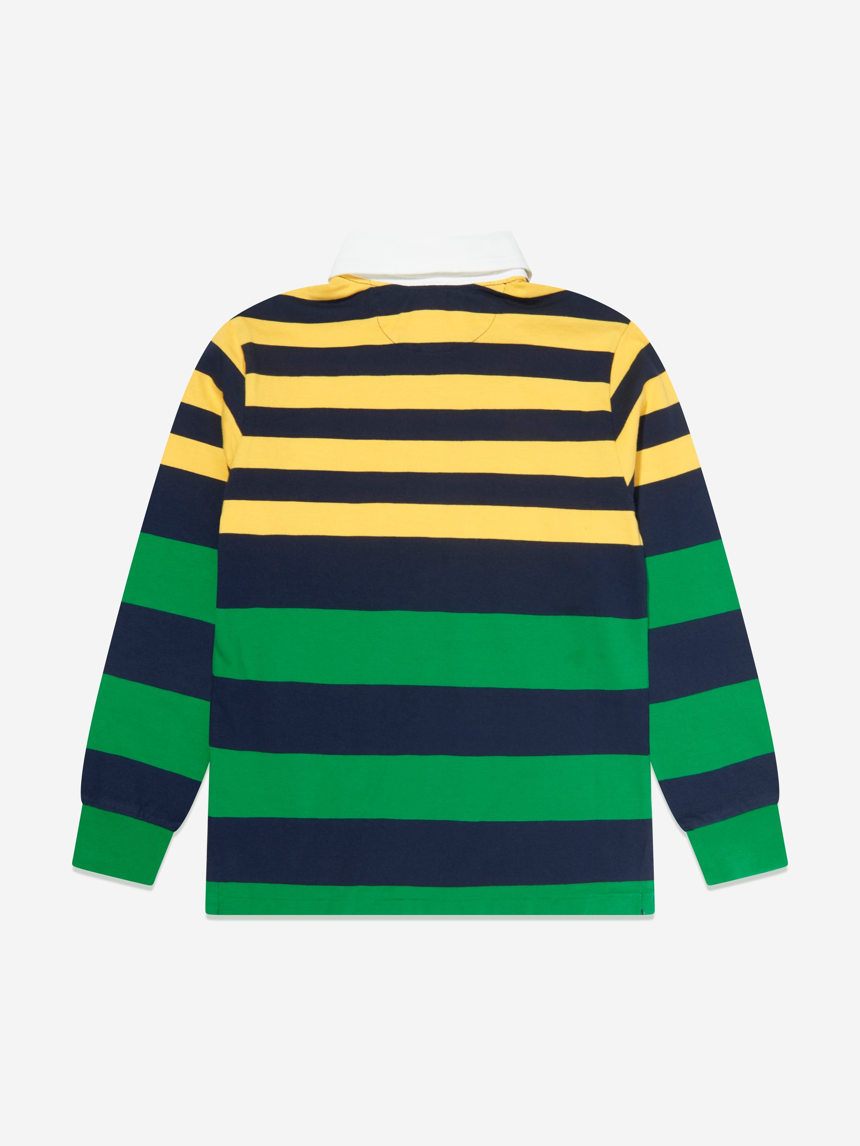 Boys Striped Rugby Shirt in Multicolour