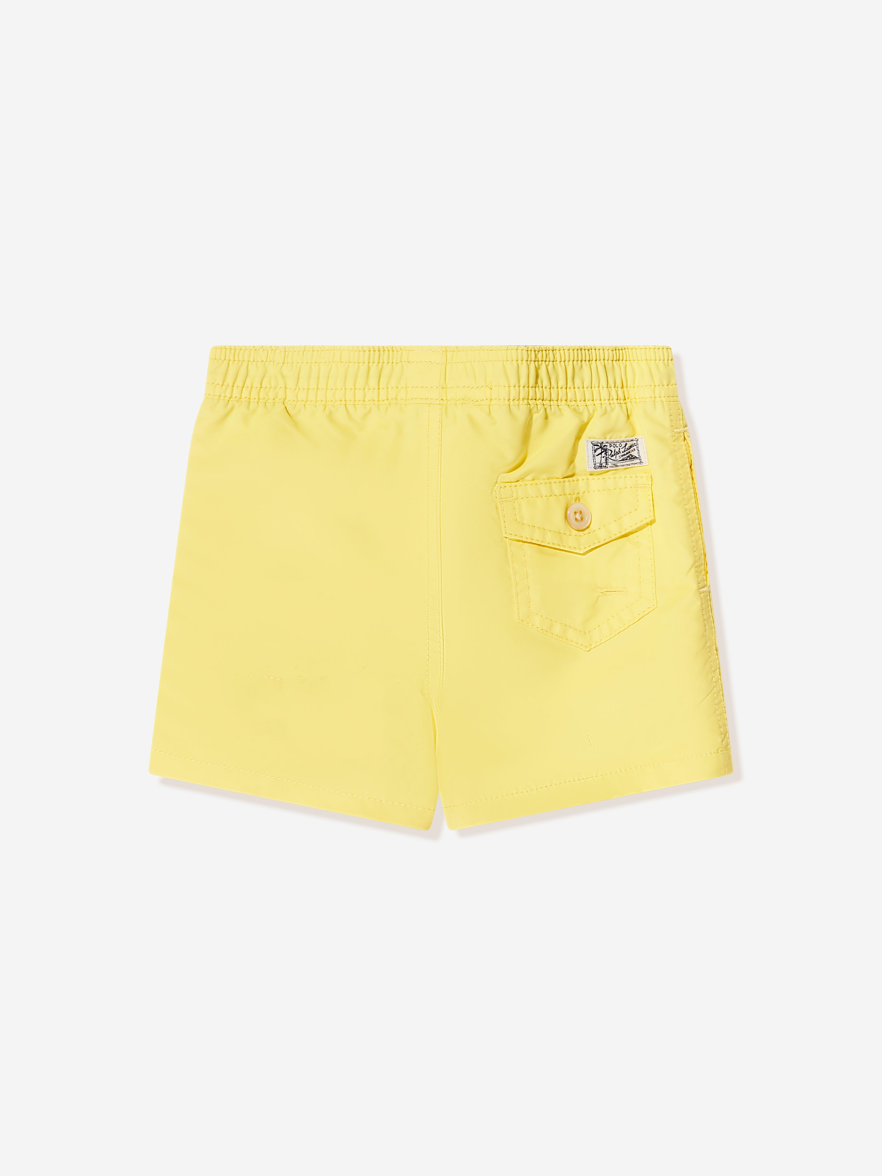 Boys Logo Swim Shorts in Yellow