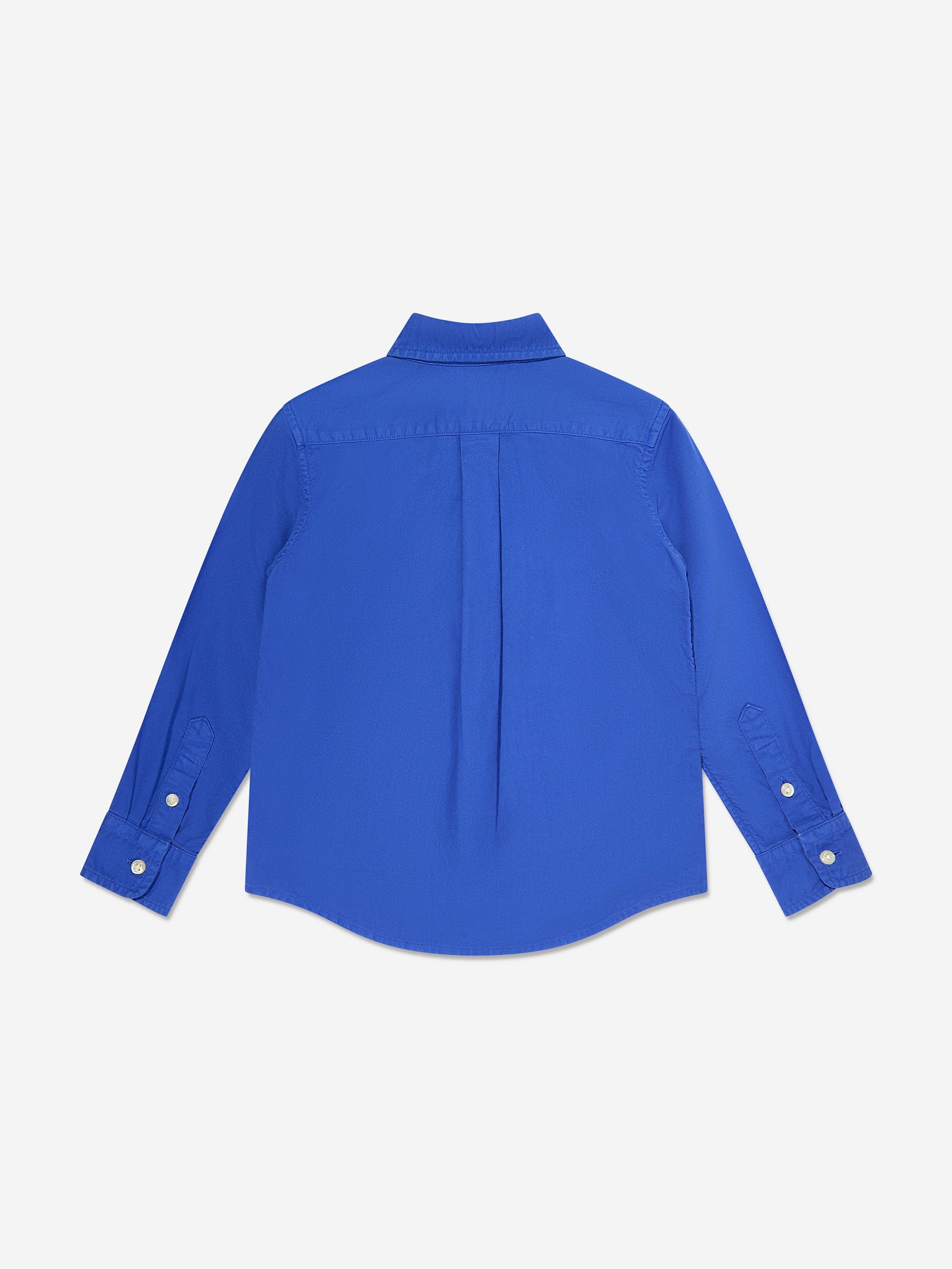 Boys Logo Sport Shirt in Blue