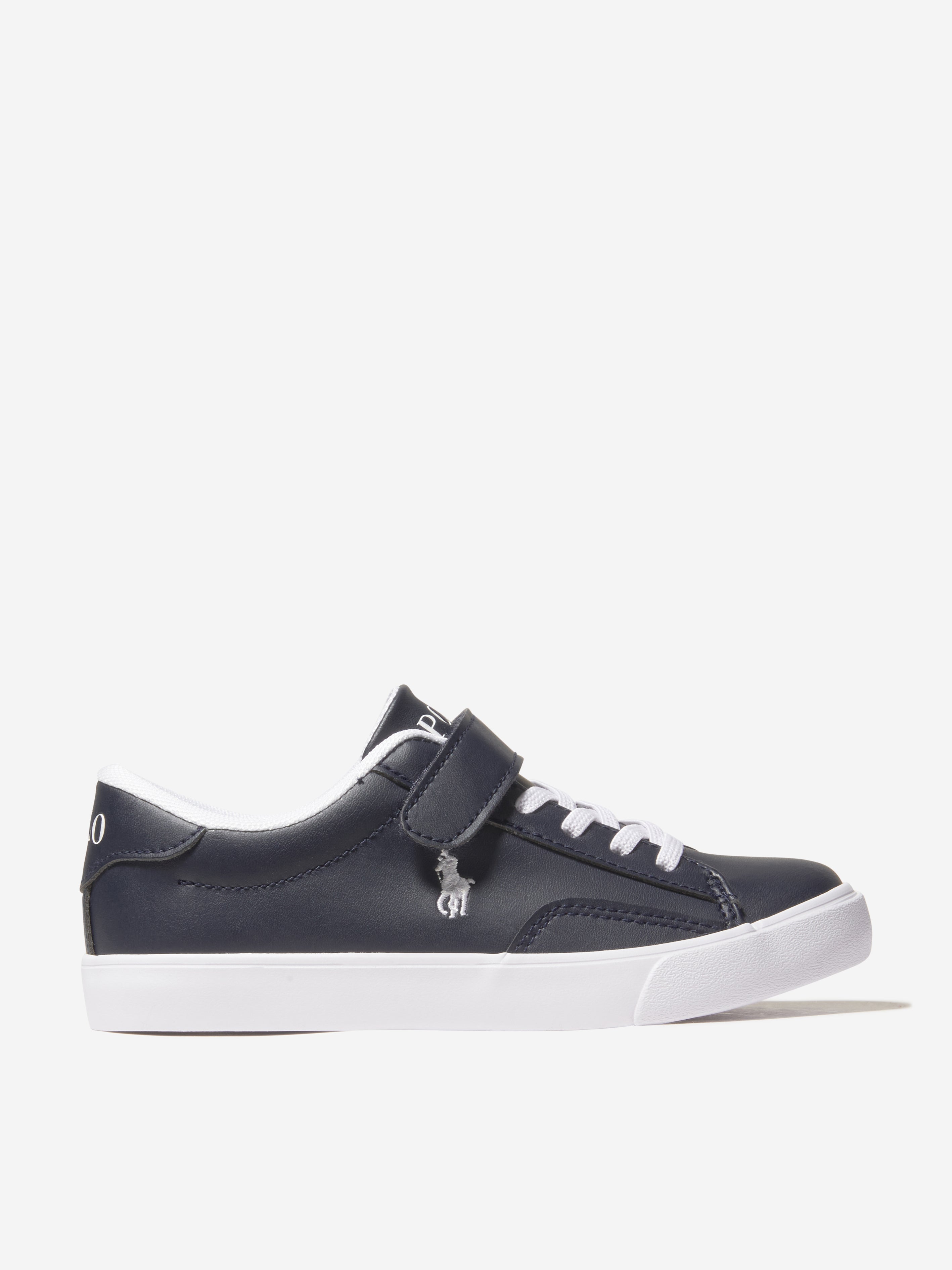 Boys Theron V Trainers in Navy