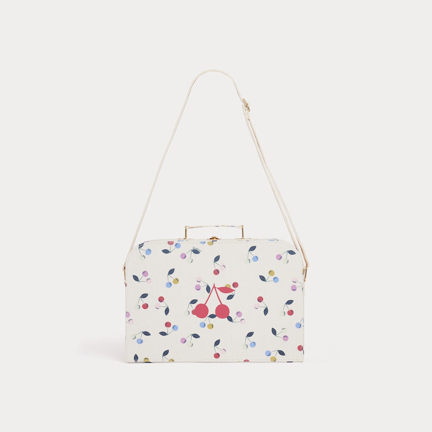 Girls White Logo Handbag