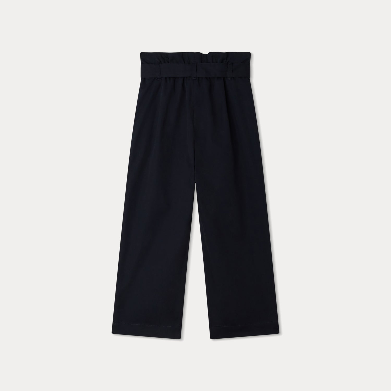 Girls Navy Cotton Trousers