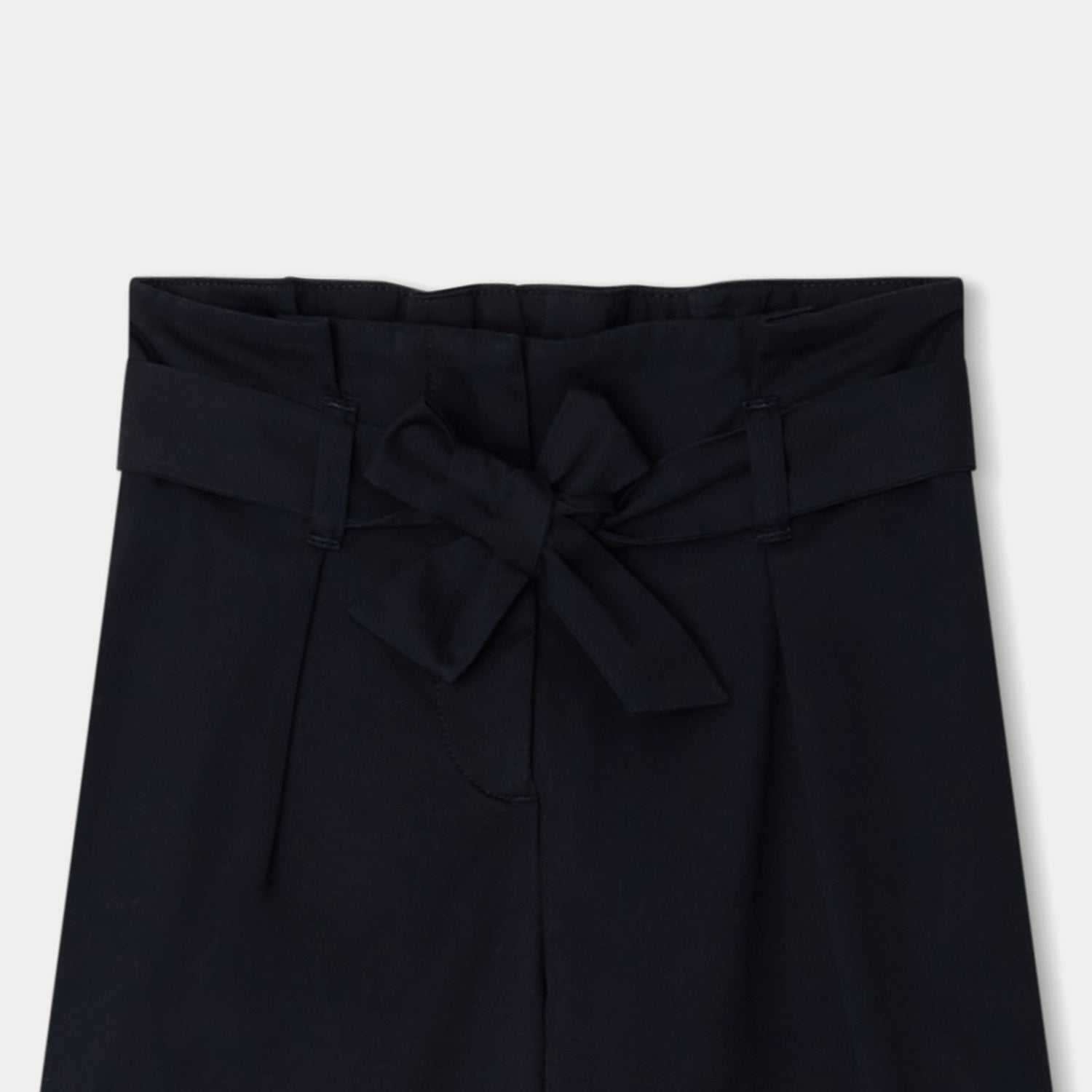 Girls Navy Cotton Trousers