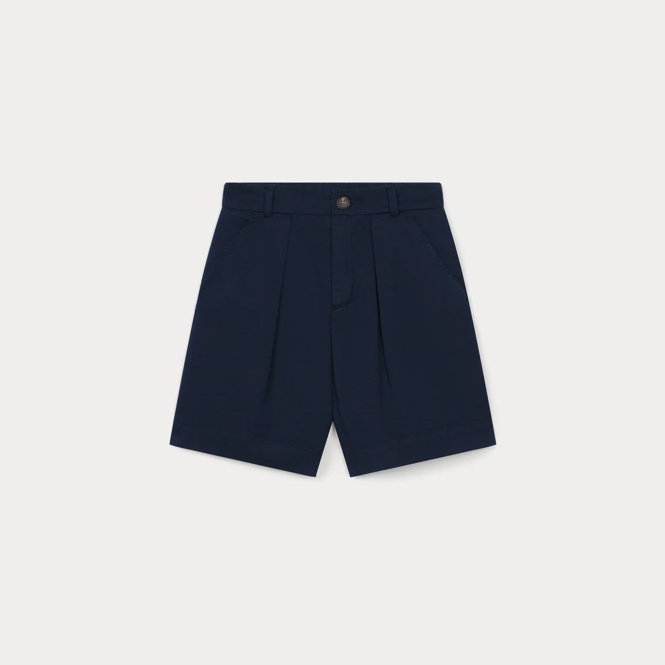 Women Navy Cotton Shorts