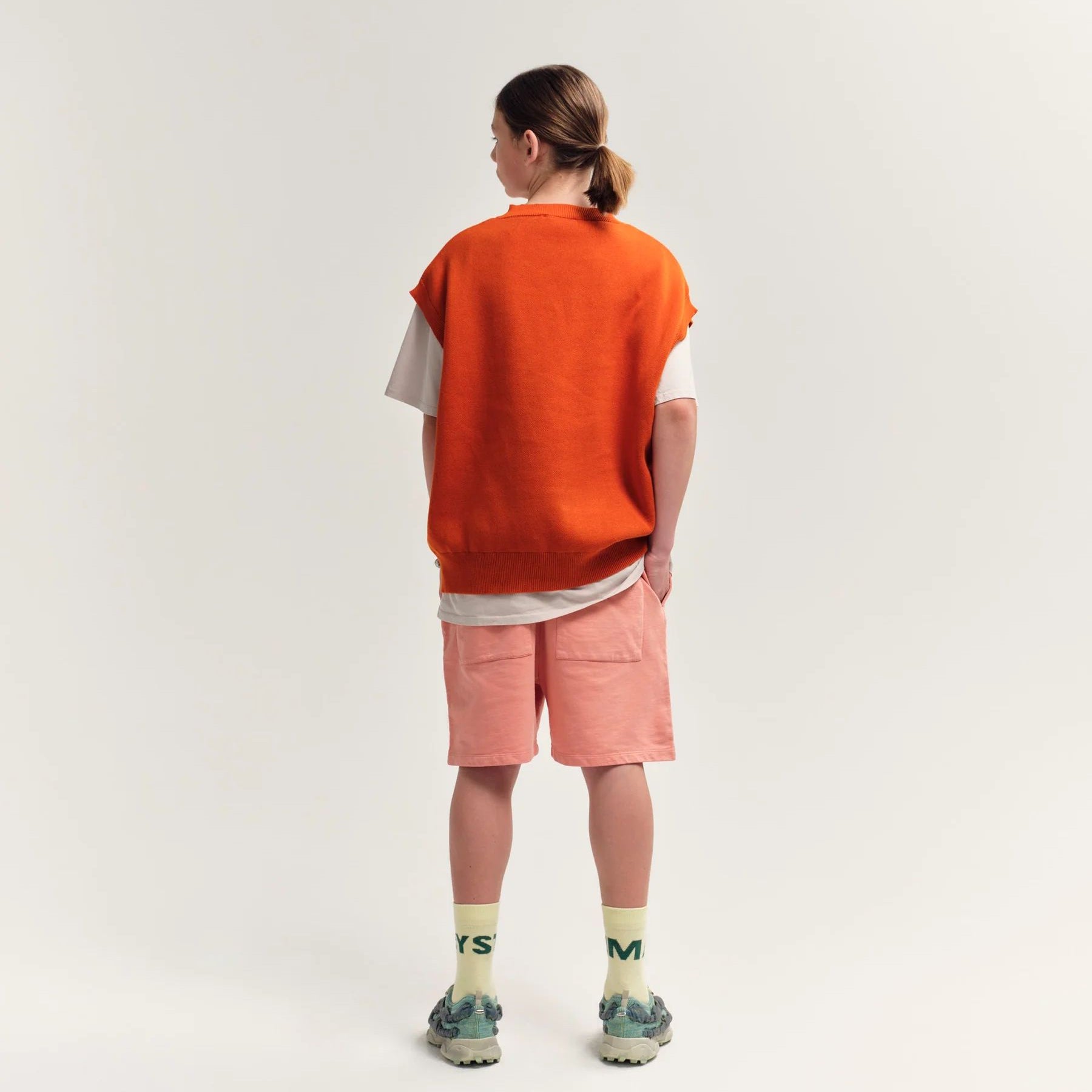 Boys & Girls Pink Cotton Shorts
