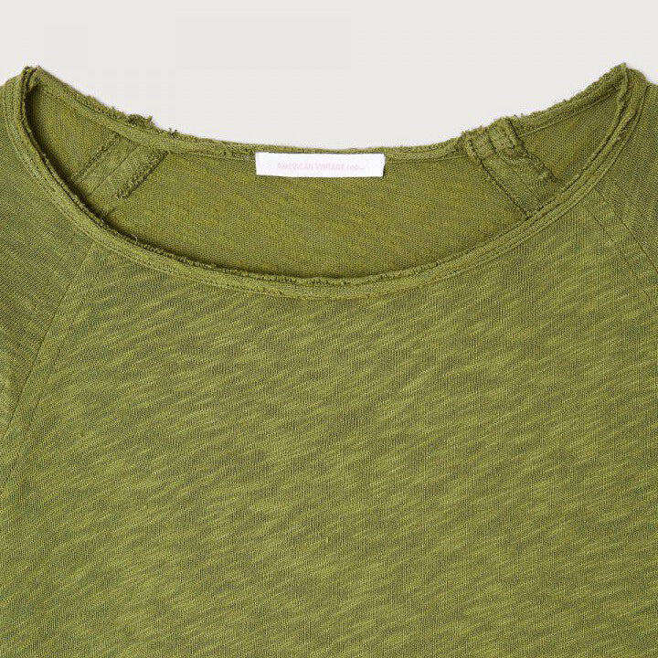 Women Green Cotton T-Shirt