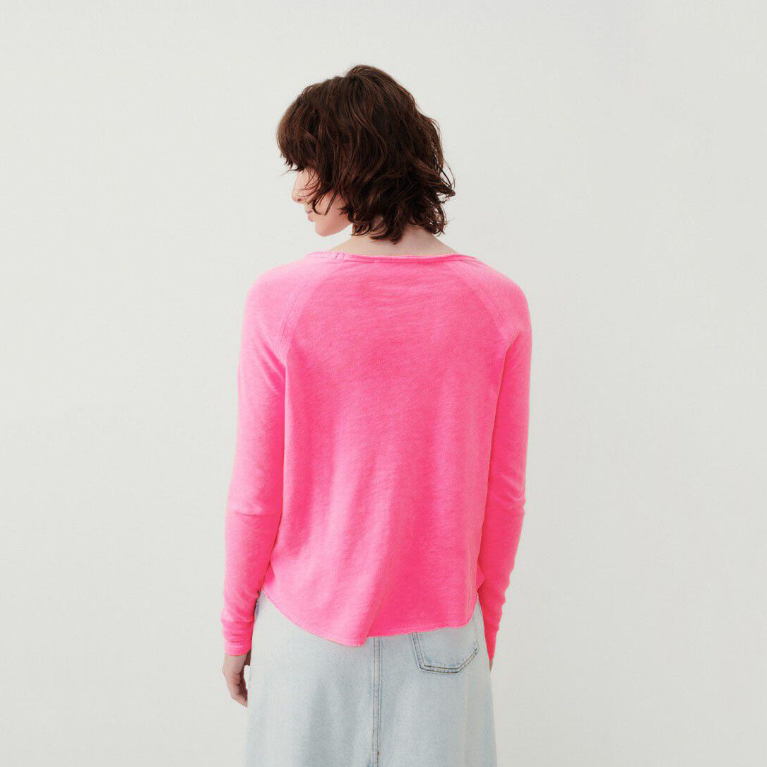 Women Pink Cotton T-Shirt