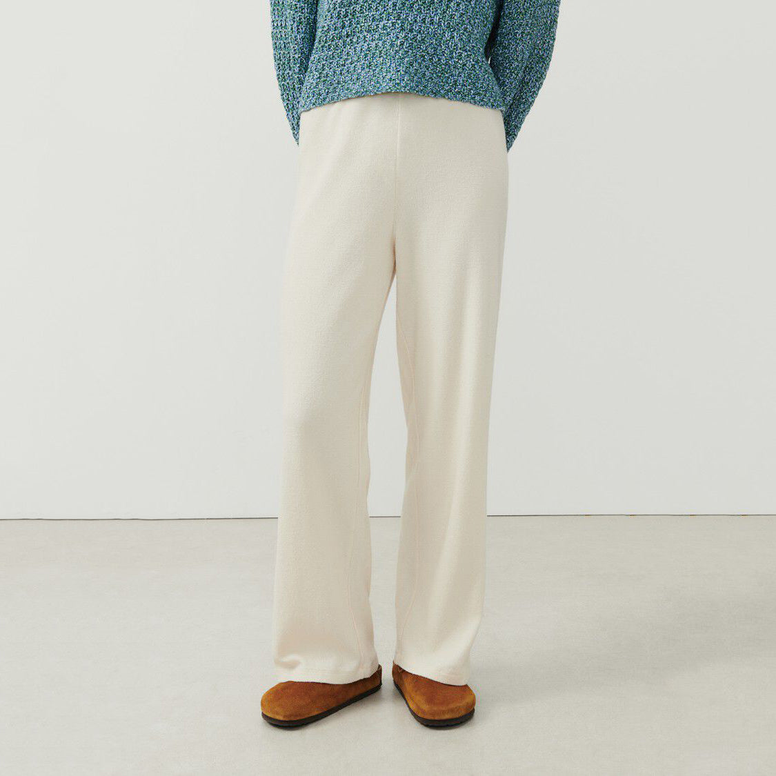 Women White Cotton Trousers
