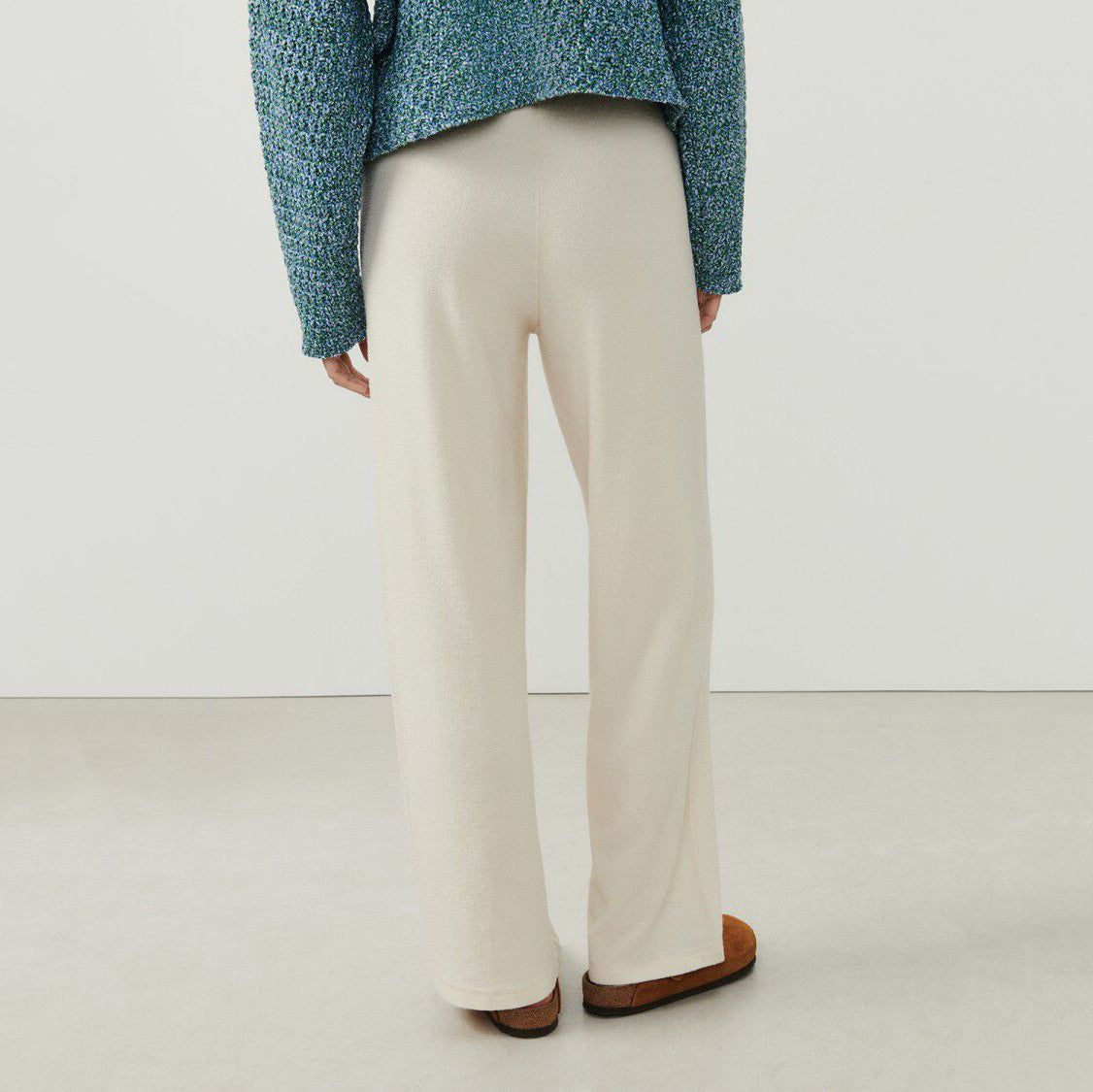 Women White Cotton Trousers