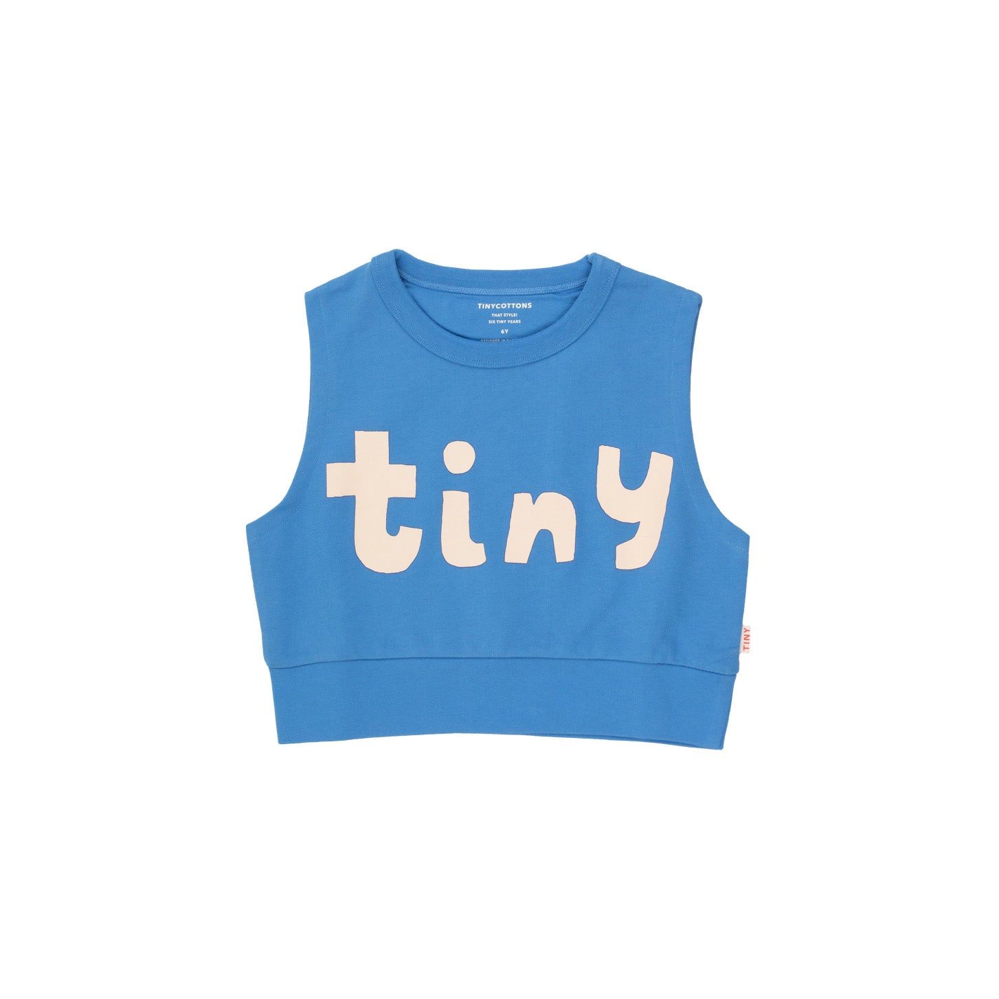 Boys & Girls Blue Logo Cotton Vest