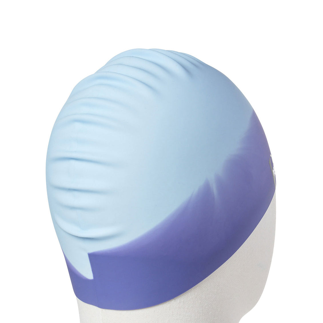 Adult Light Blue Silicone Swim Cap