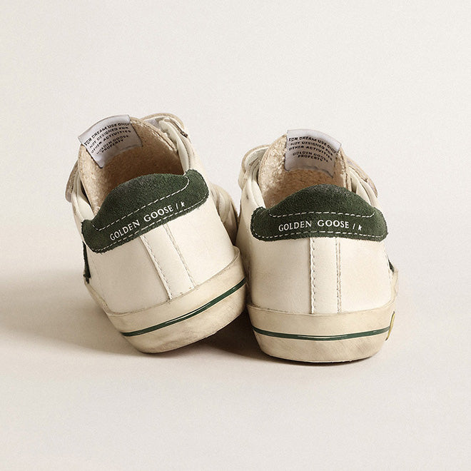 Boys & Girls Green Star Shoes