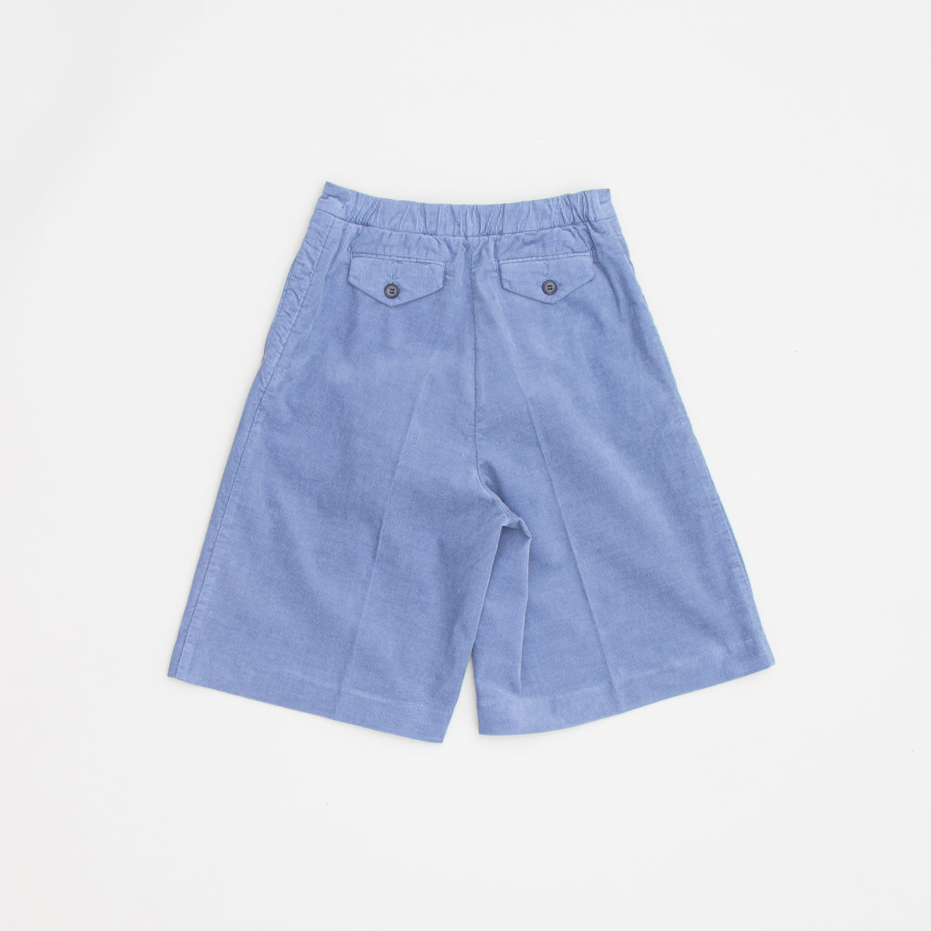 Girls Blue Corduroy Shorts