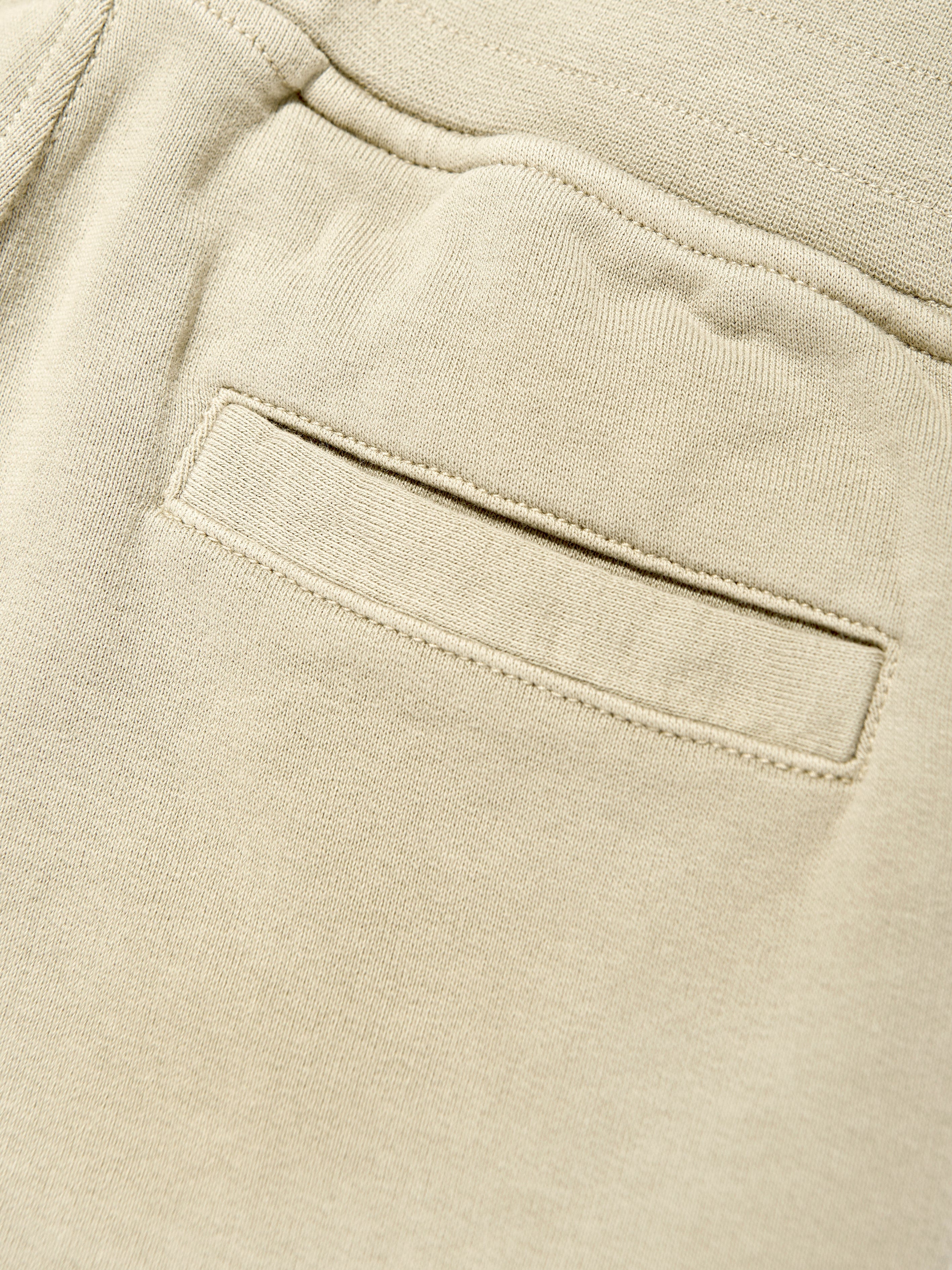 Boys Logo Joggers in Beige