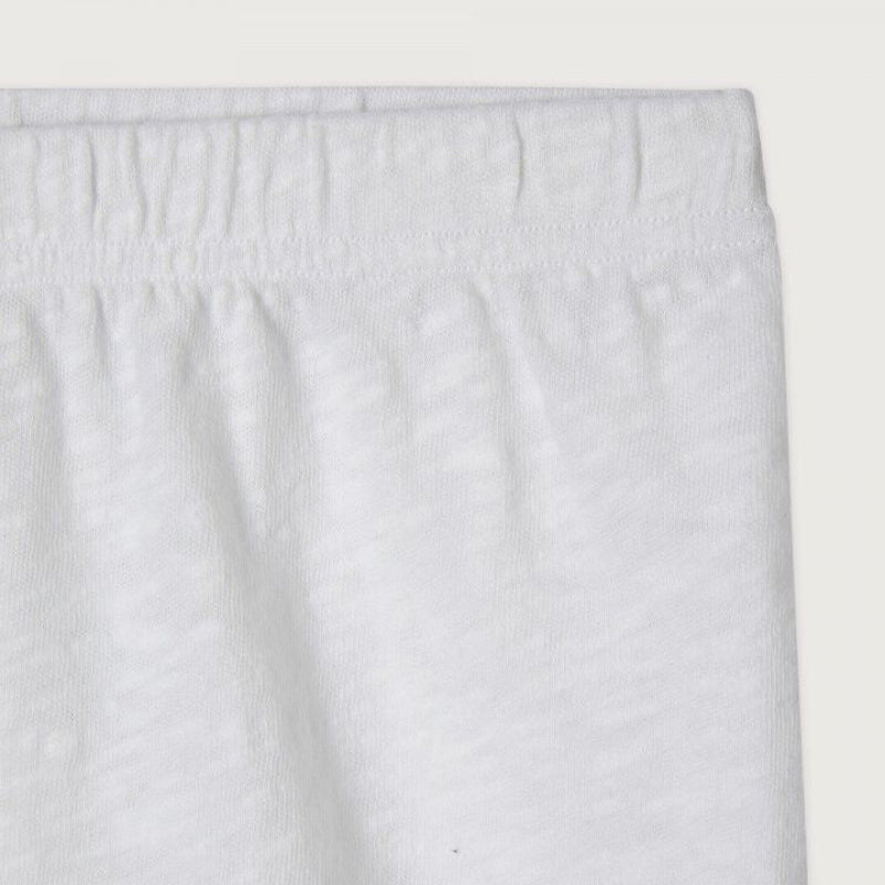 Women White Cotton Shorts