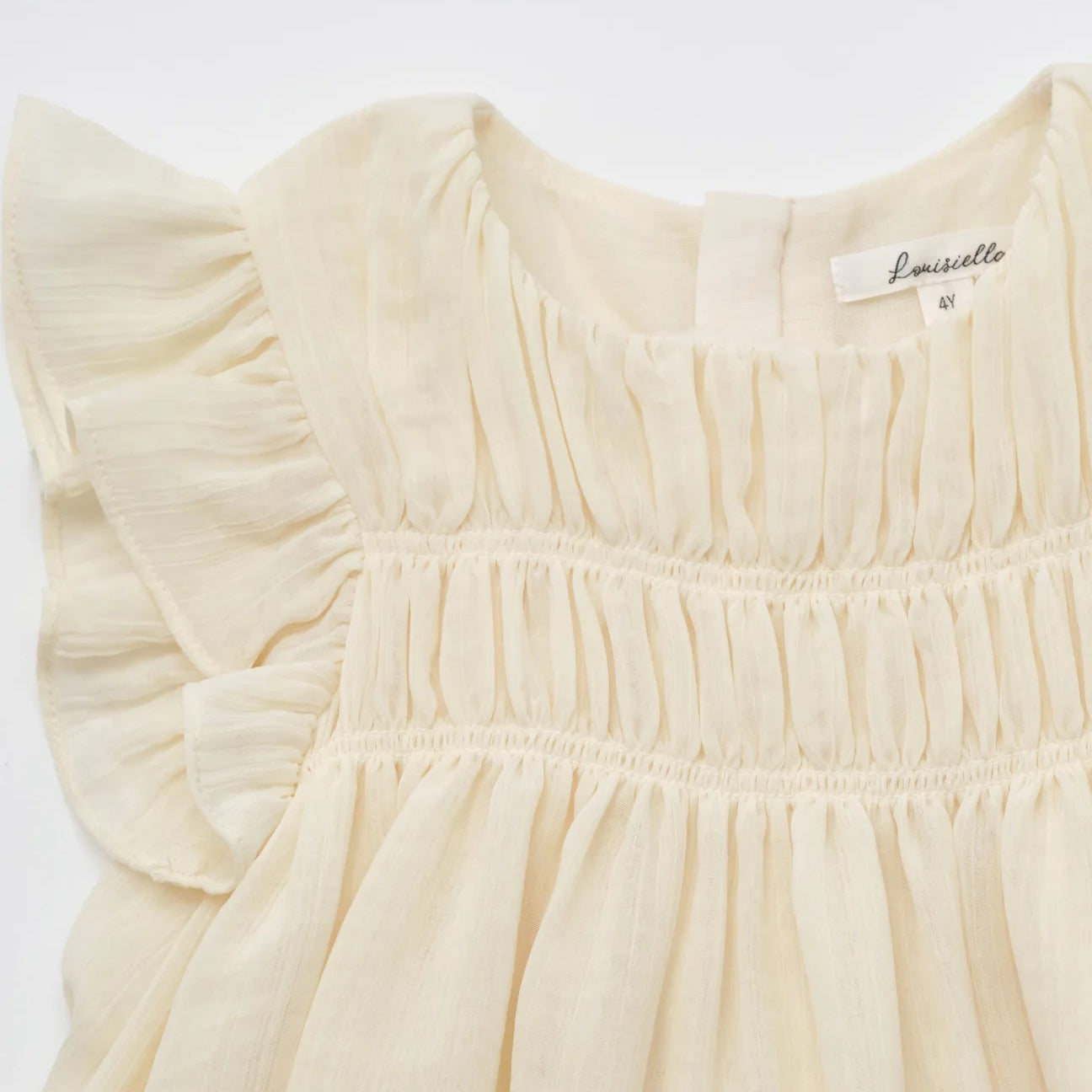 Girls Cream Dress