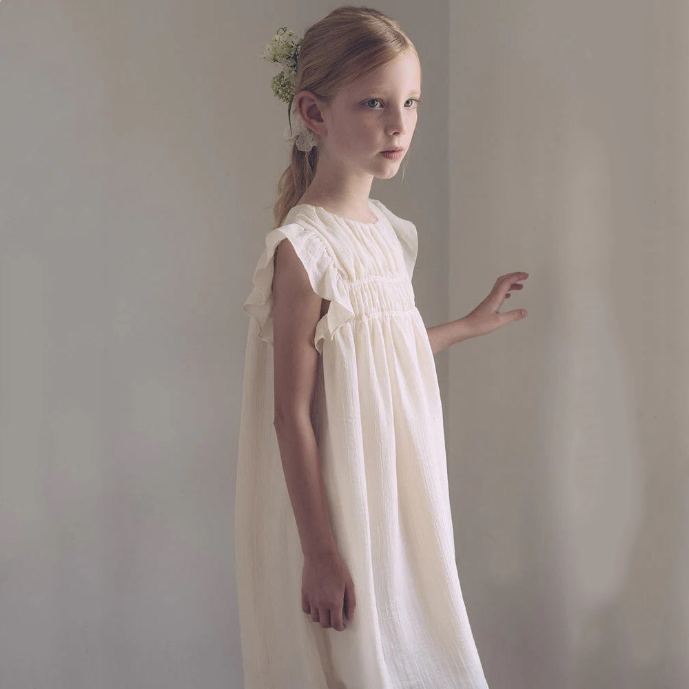 Girls Cream Dress
