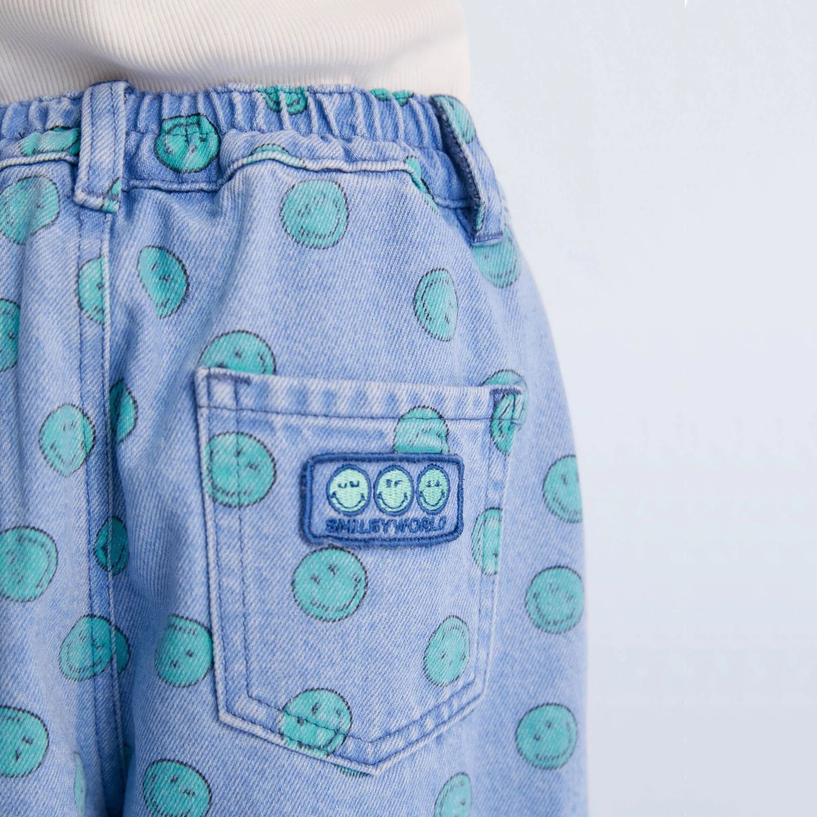 Boys & Girls Light Blue Denim Trousers