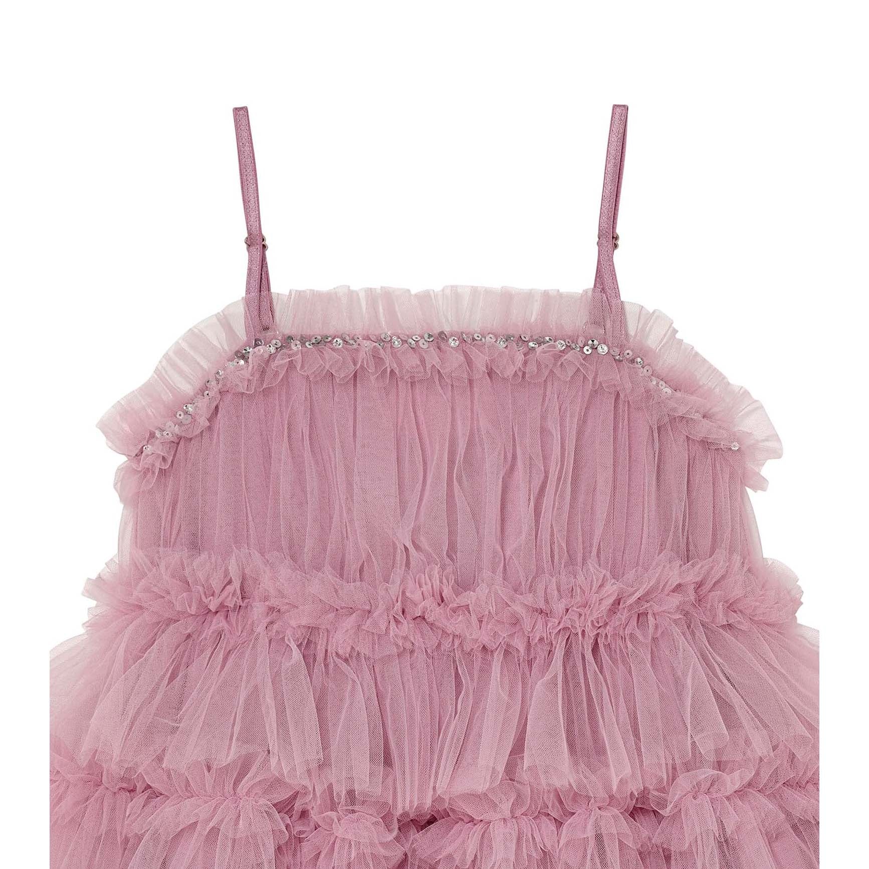 Girls Orchid Tulle Dress