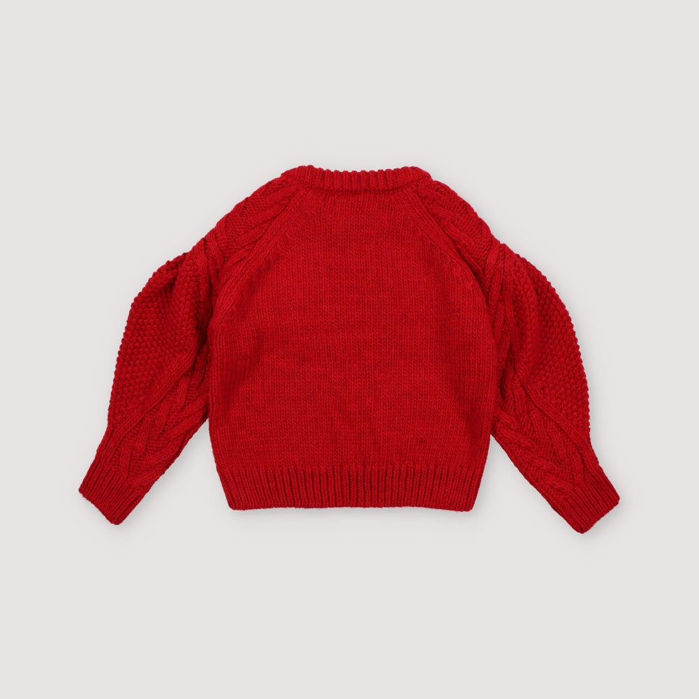 Girls Red Sweater