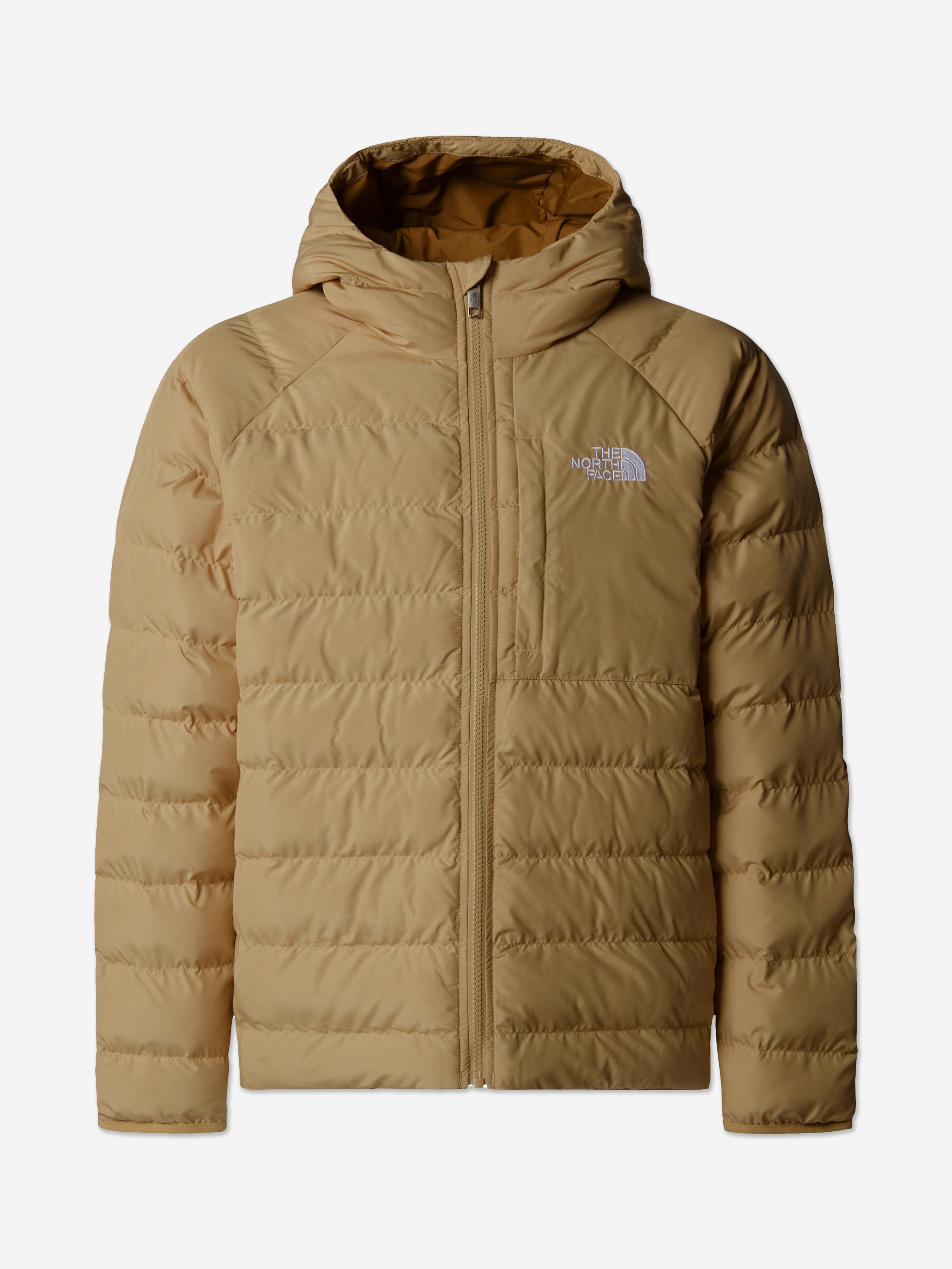 Boys Reversible Perrito Hooded Jacket in Beige